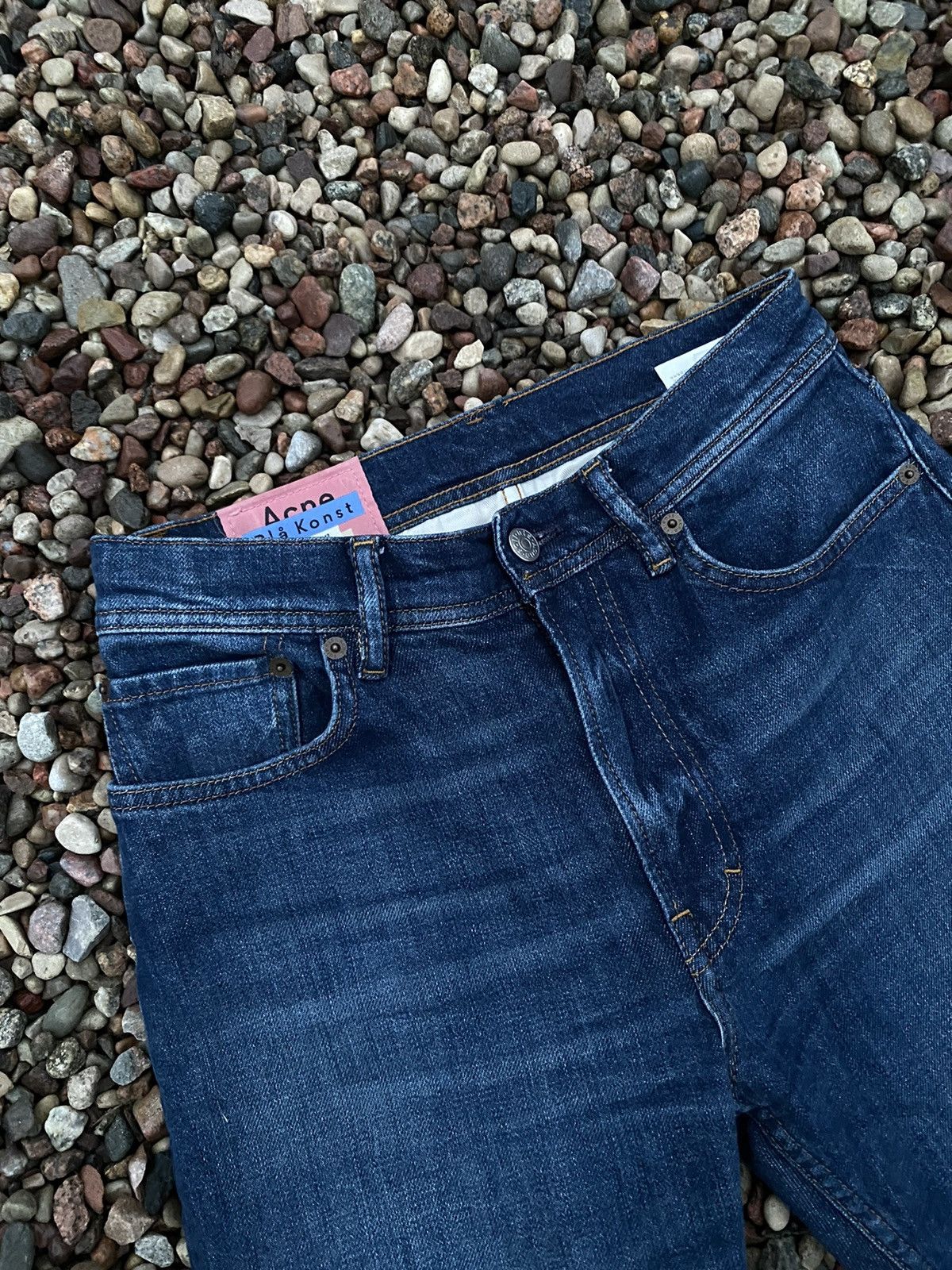 Acne Studios Acne Studios Bia Konst Stockholm Melk Dark Blue AW18 Size 32" / US 10 / IT 46 - 7 Thumbnail