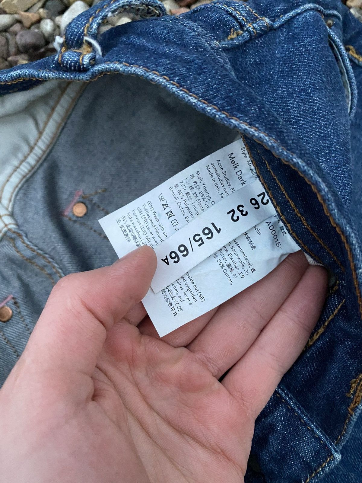 Acne Studios Acne Studios Bia Konst Stockholm Melk Dark Blue AW18 Size 32" / US 10 / IT 46 - 9 Thumbnail