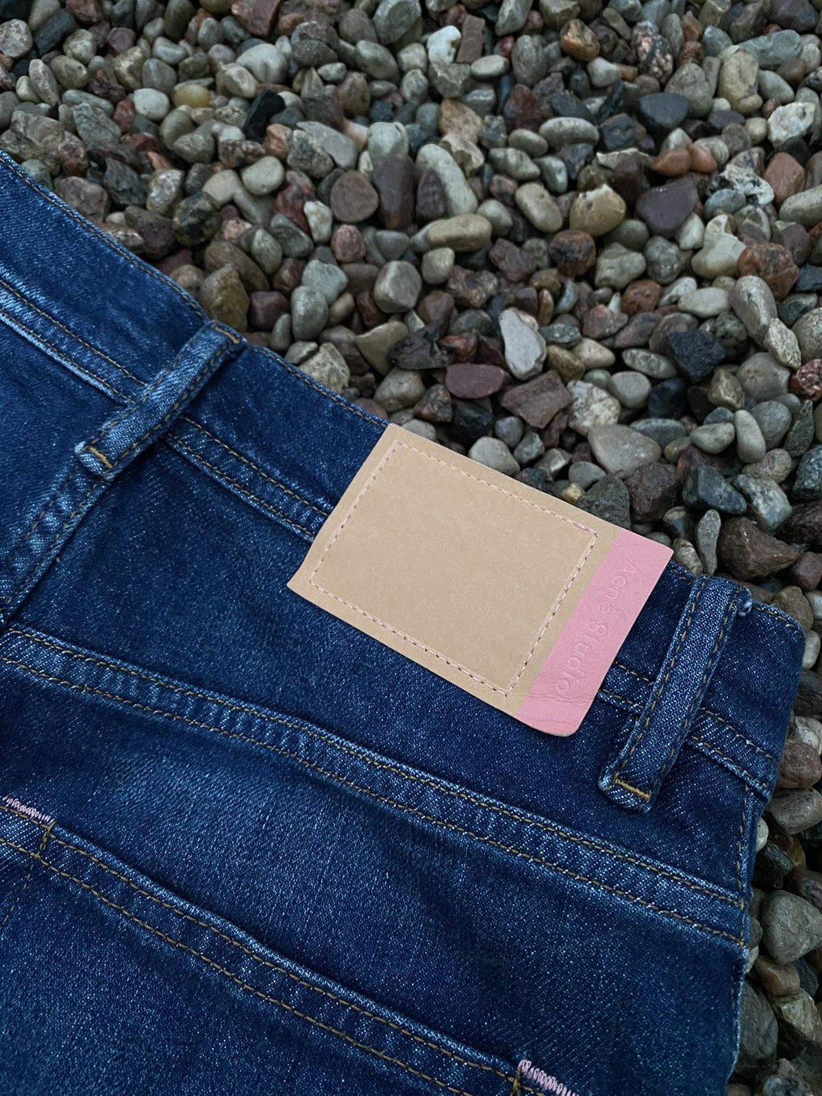 Acne Studios Acne Studios Bia Konst Stockholm Melk Dark Blue AW18 Size 32" / US 10 / IT 46 - 3 Thumbnail