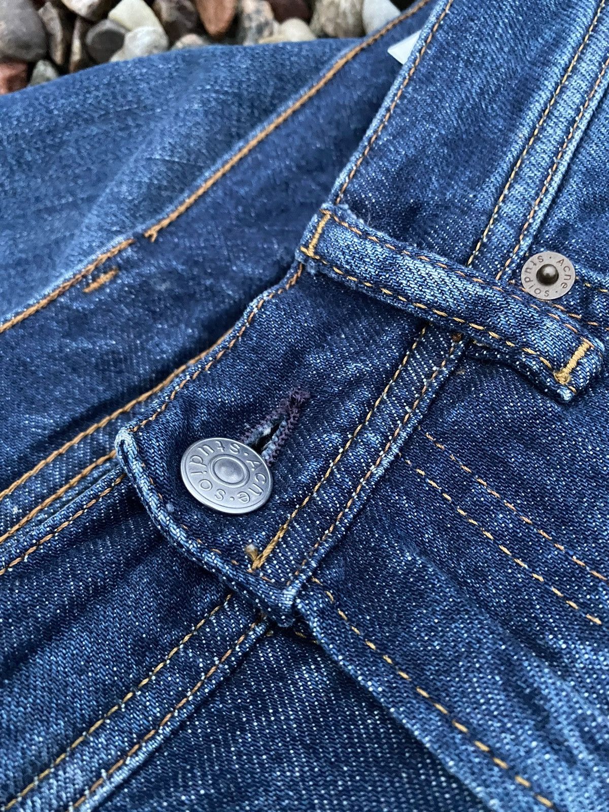 Acne Studios Acne Studios Bia Konst Stockholm Melk Dark Blue AW18 Size 32" / US 10 / IT 46 - 6 Thumbnail