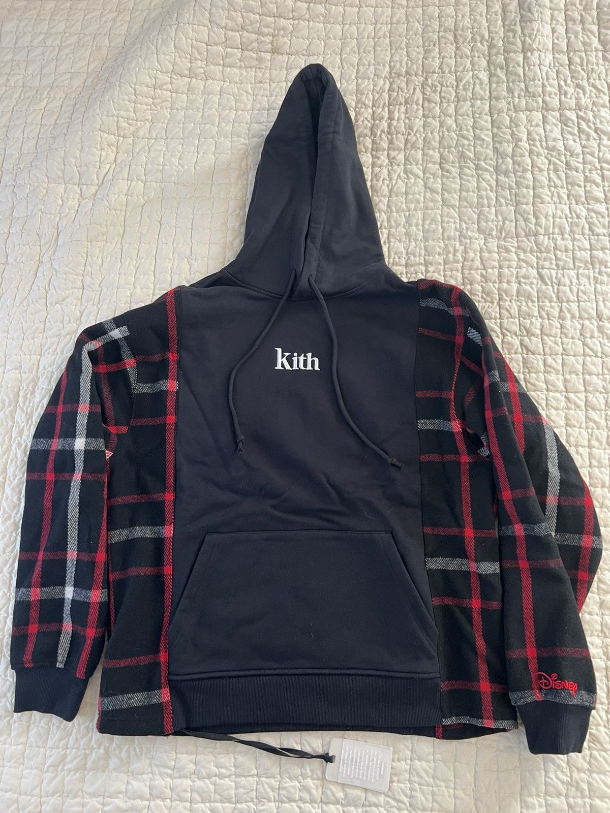 Kith Flannel Hoodie | Grailed