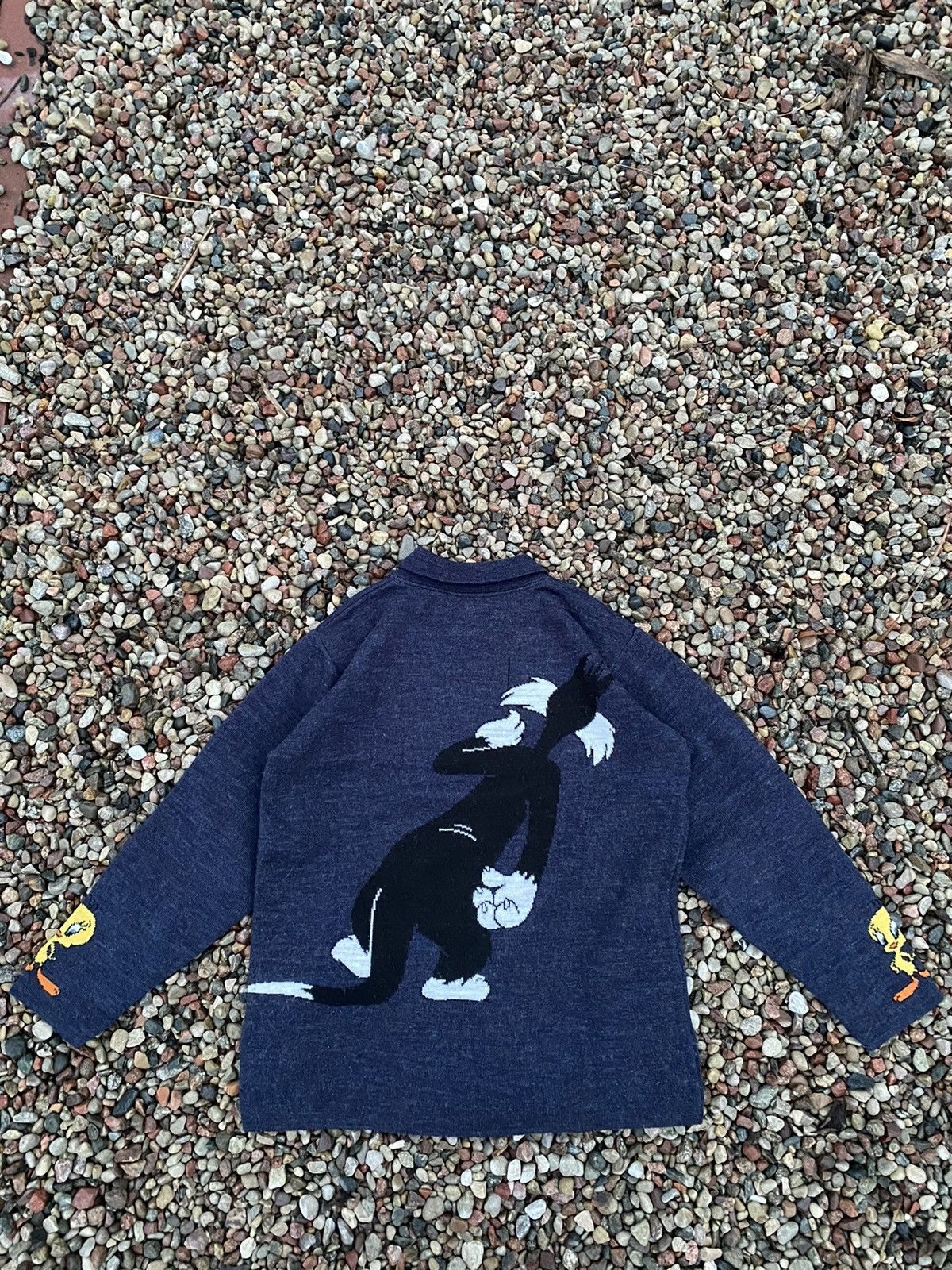Vintage × Warner Bros Vintage Warner Bros 1996 Looney Tunes Rygby Sweatshirt Size M / US 6-8 / IT 42-44 - 2 Thumbnail