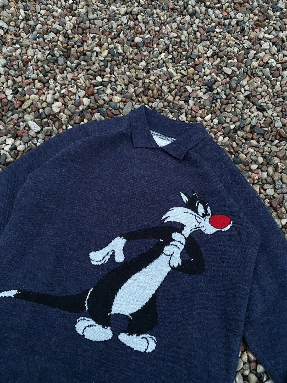 Vintage × Warner Bros Vintage Warner Bros 1996 Looney Tunes Rygby Sweatshirt Size M / US 6-8 / IT 42-44 - 4 Thumbnail