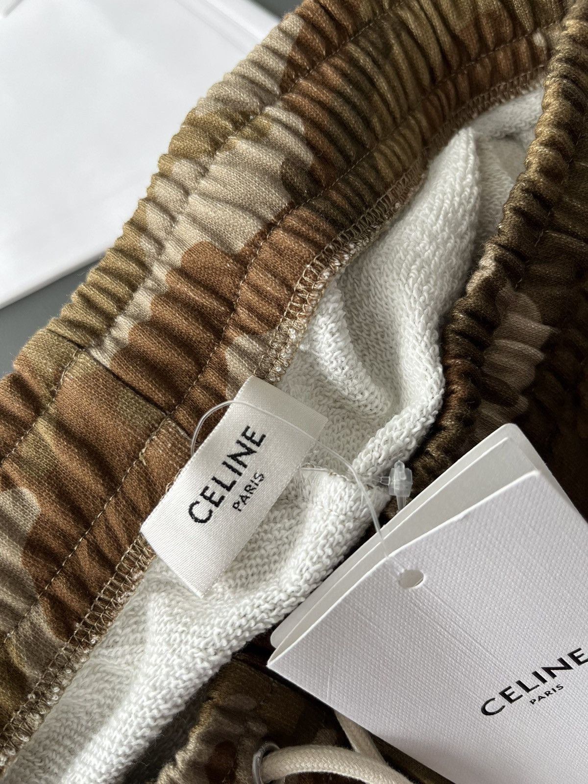 Celine × Hedi Slimane Brand New Super Runway Limited Edition Celine Logo Sweatpant Size US 32 / EU 48 - 8 Thumbnail