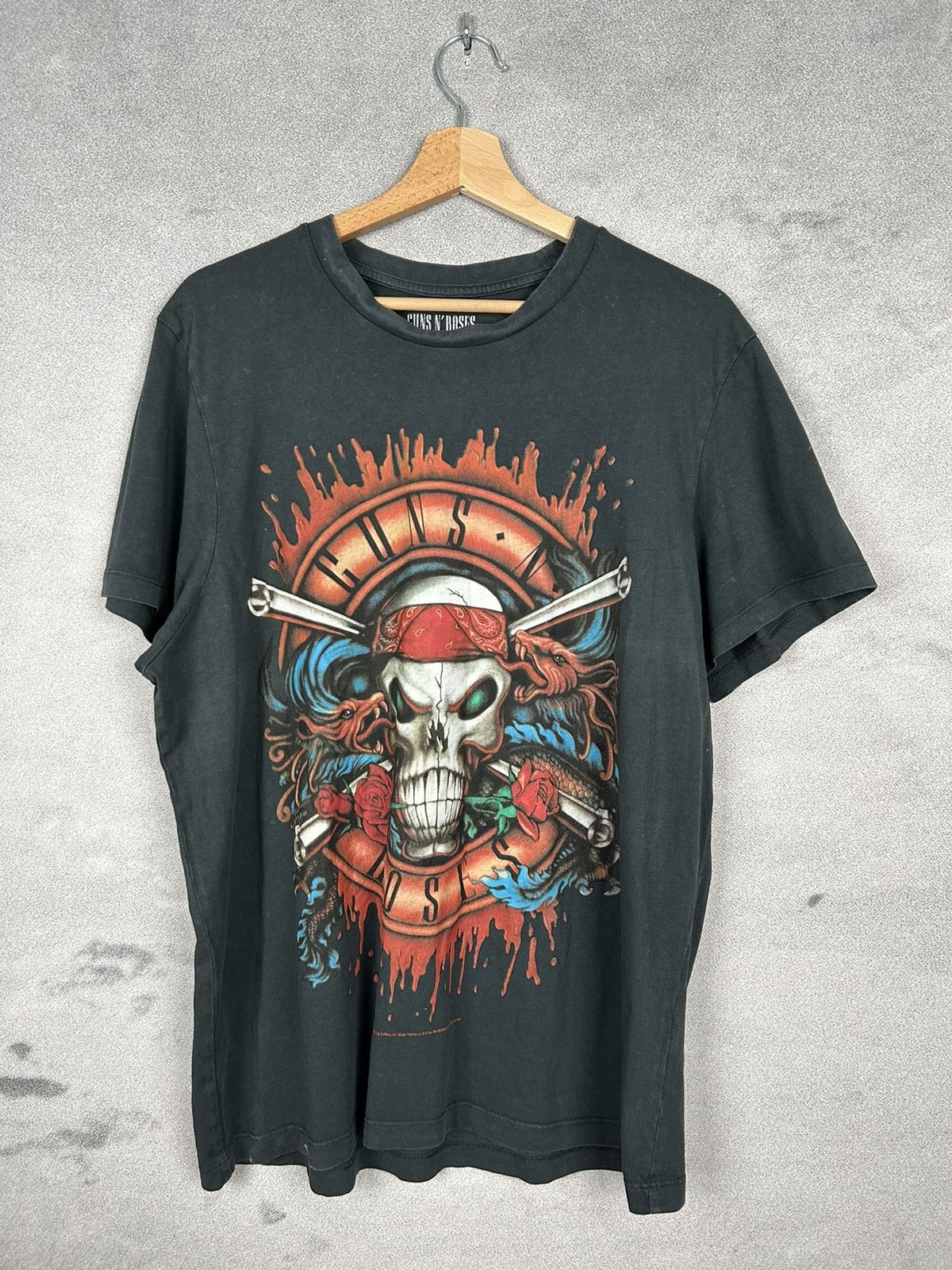 Band Tees Guns And Roses Rock Band Tee Tour Horror Metal Punk Size US L / EU 52-54 / 3 - 1 Thumbnail