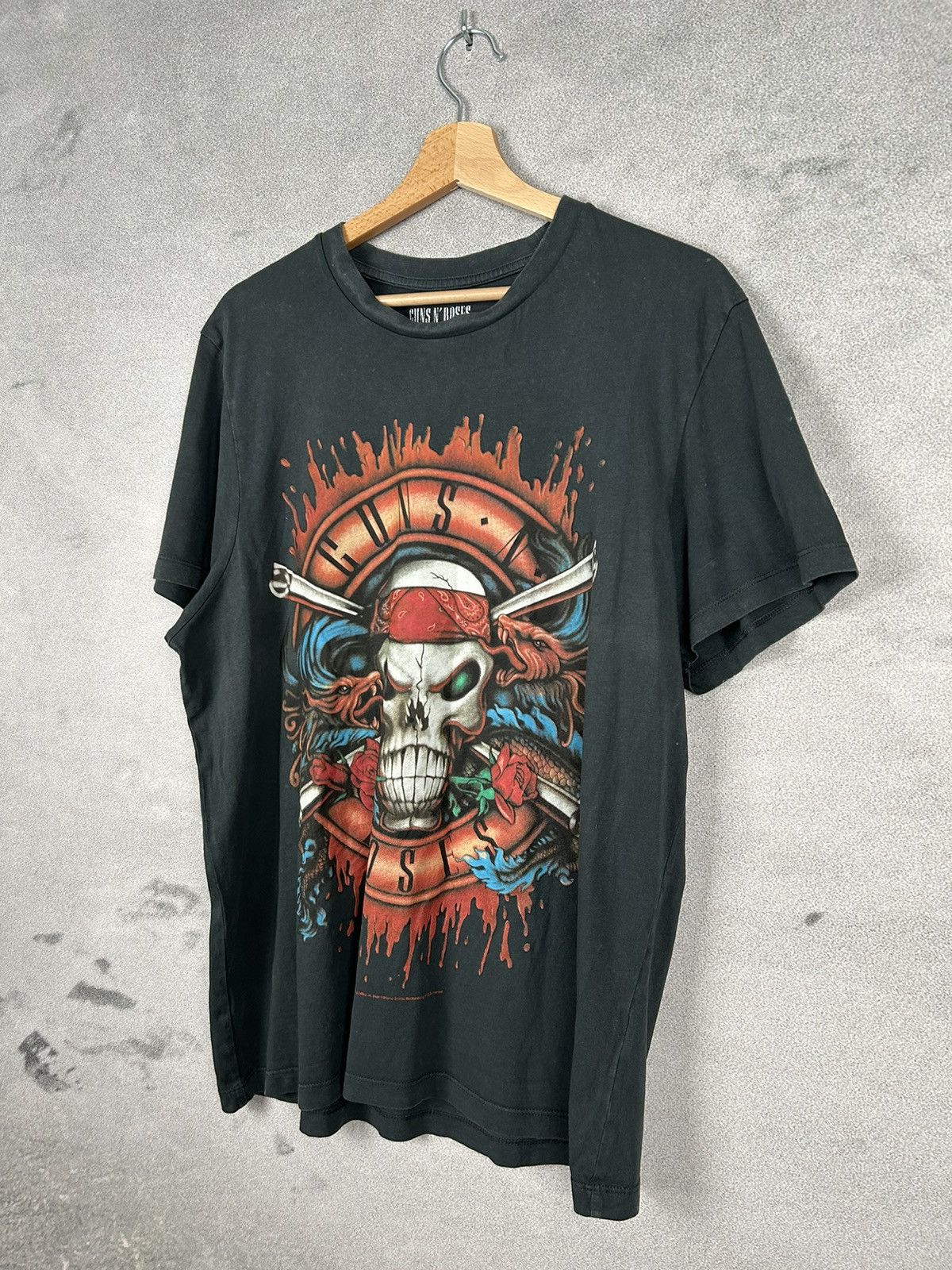 Band Tees Guns And Roses Rock Band Tee Tour Horror Metal Punk Size US L / EU 52-54 / 3 - 2 Thumbnail