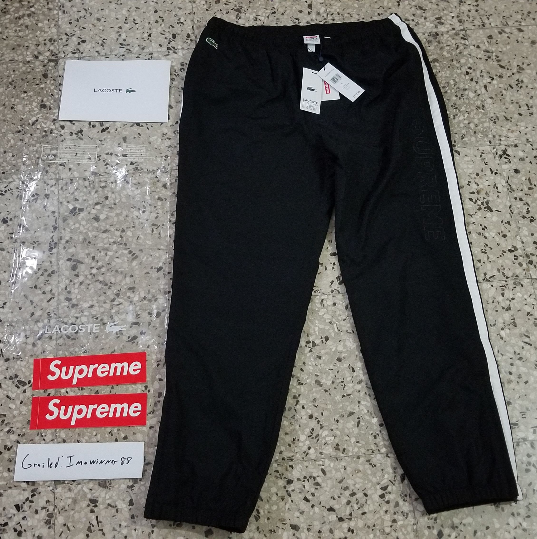 Supreme Supreme SS24 Tricot Track Pant “Black” XL | Grailed
