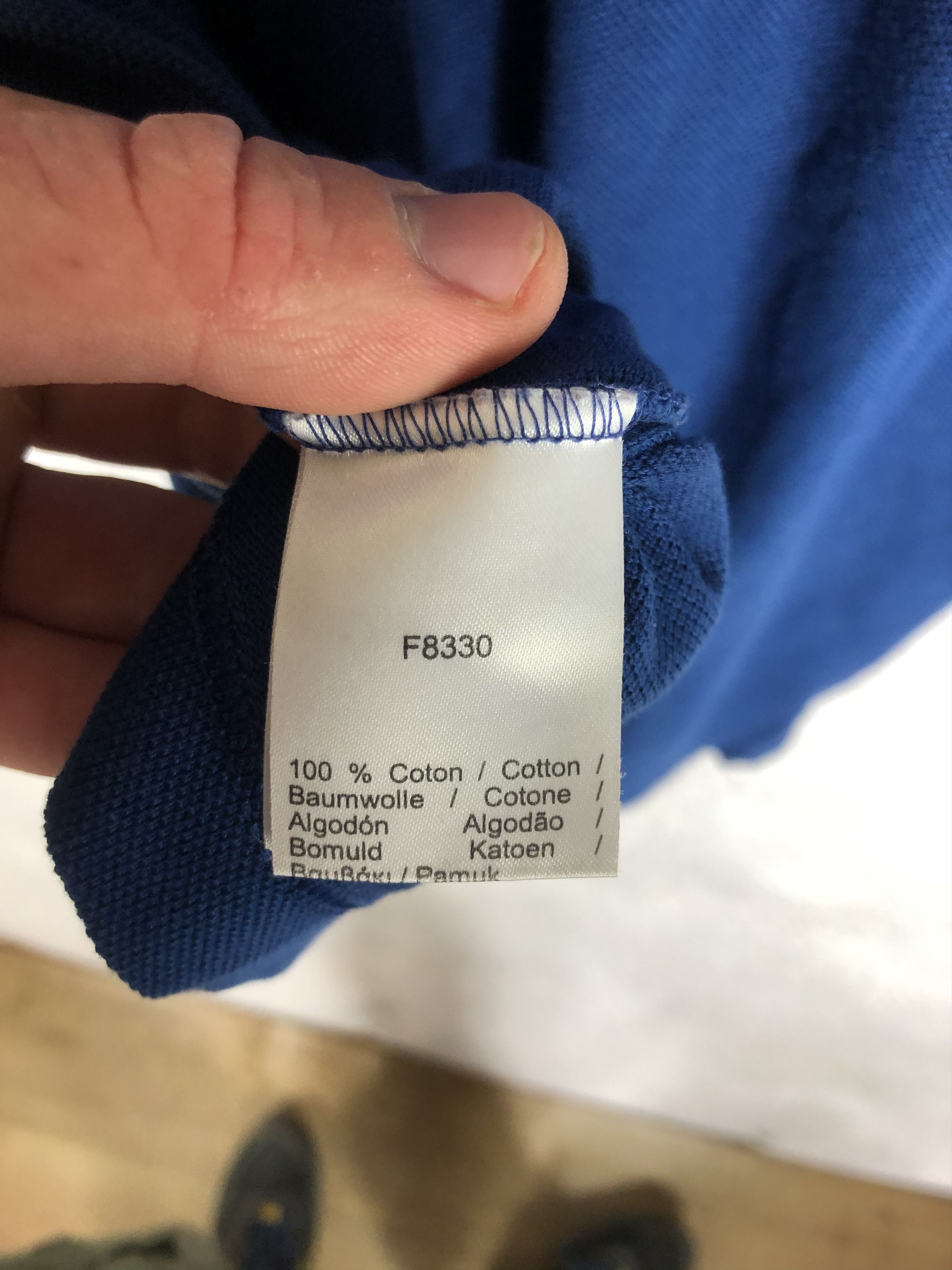 Lacoste Lacoste Blue Polo Shirt slim fit Size US M / EU 48-50 / 2 - 6 Thumbnail