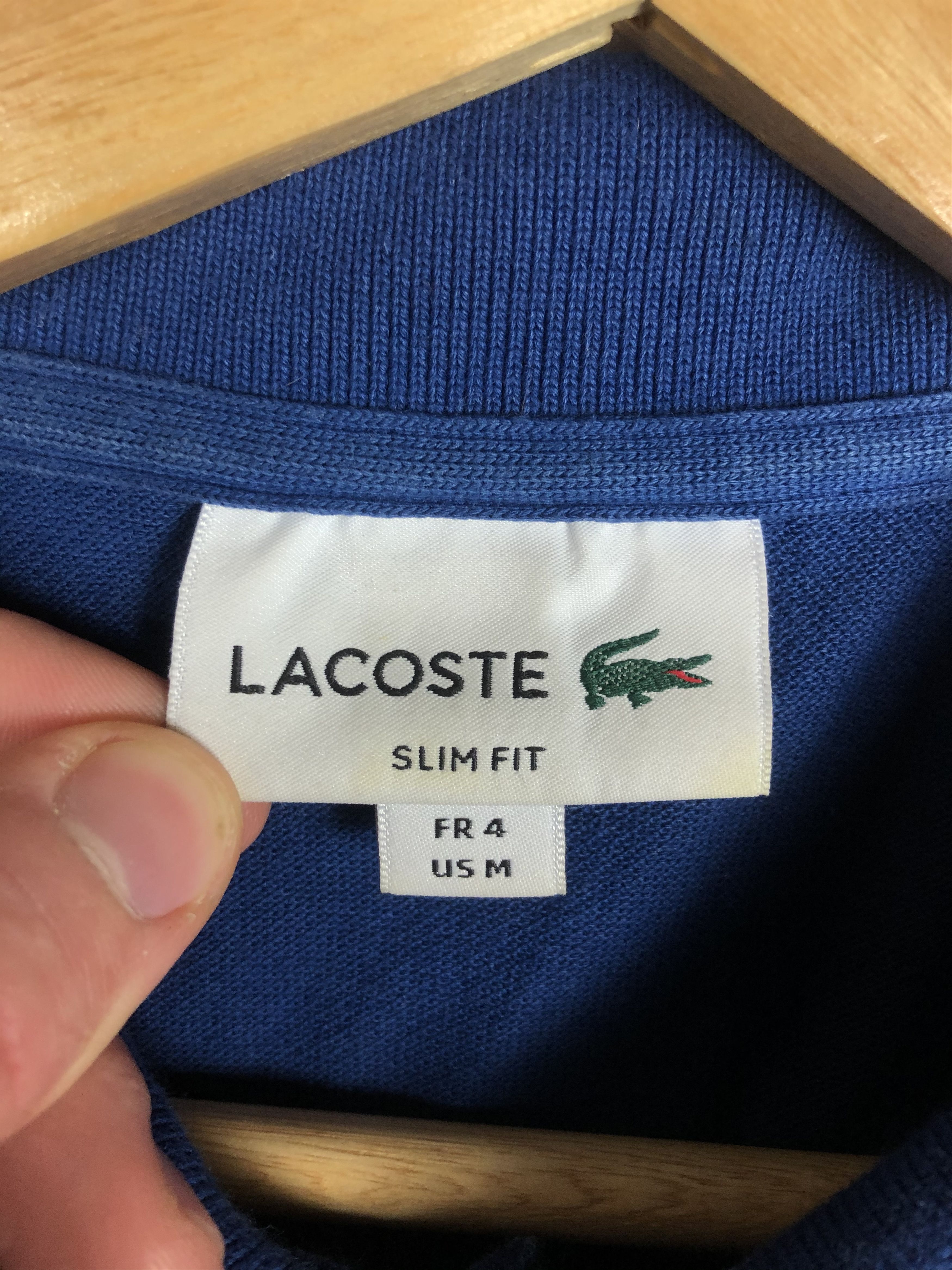 Lacoste Lacoste Blue Polo Shirt slim fit Size US M / EU 48-50 / 2 - 5 Thumbnail