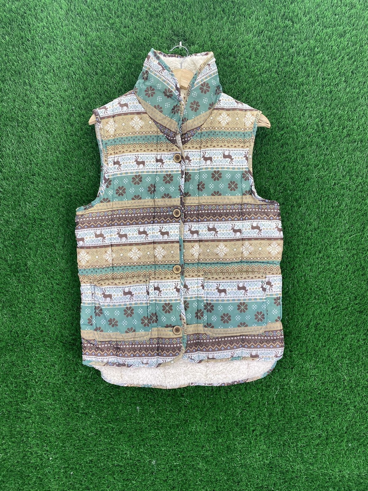 image of Vest Navajo Native Sherpa Liner, Men's (Size Small)