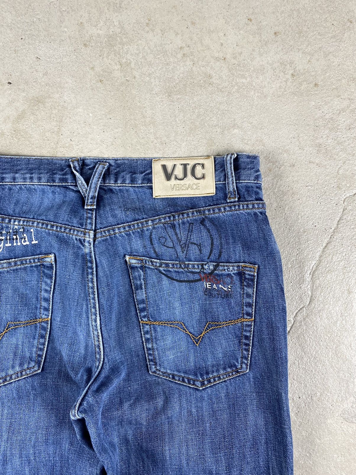 Versace Y2K Vintage Archive Versace Jeans Denim Pants Hype Size US 34 / EU 50 - 16 Thumbnail