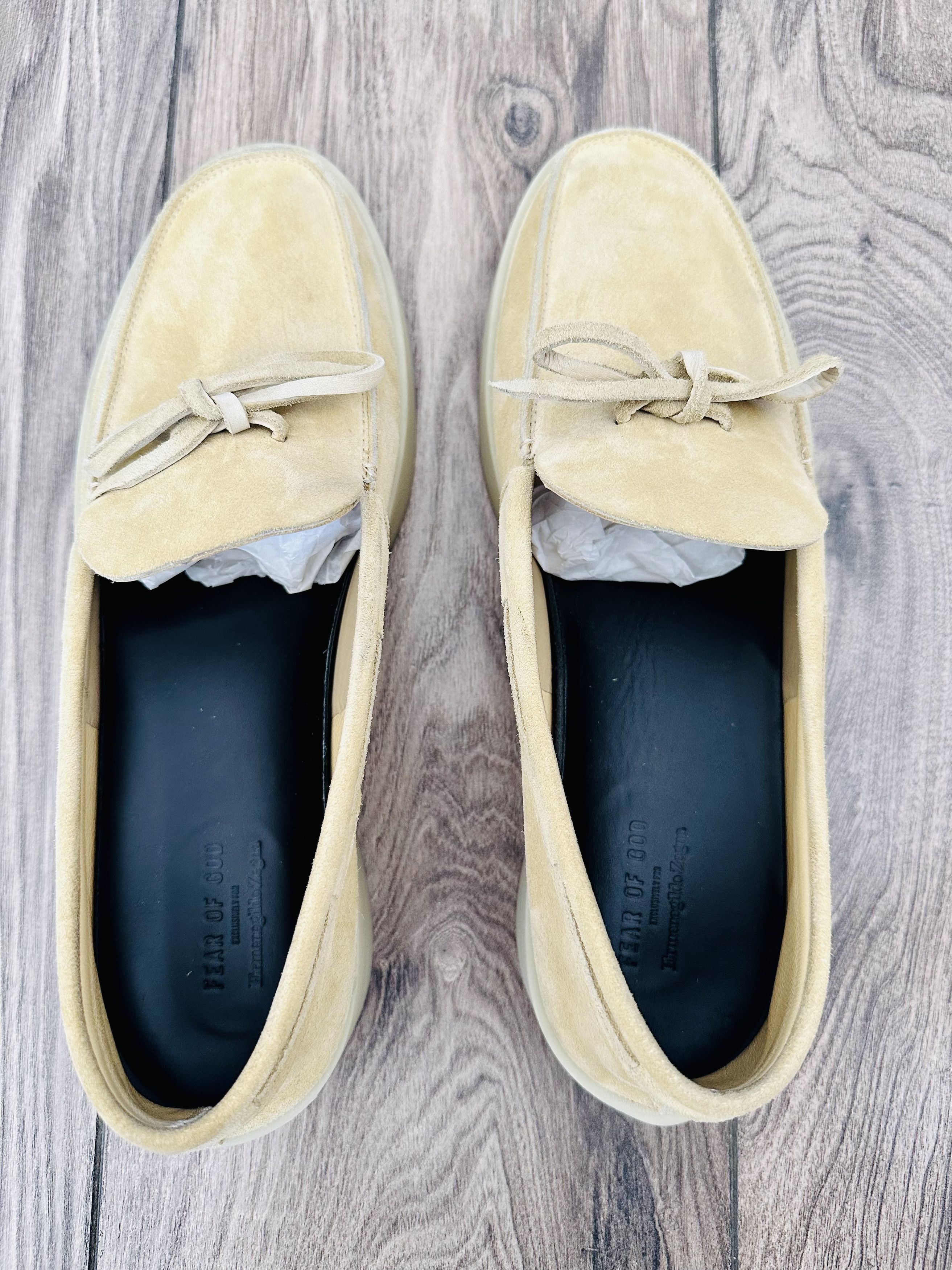 Fear of God Zegna Suede Loafers フィアオブゴッド Fear of God Zegna Suede Loafers Ermenegildo Zegna Grey