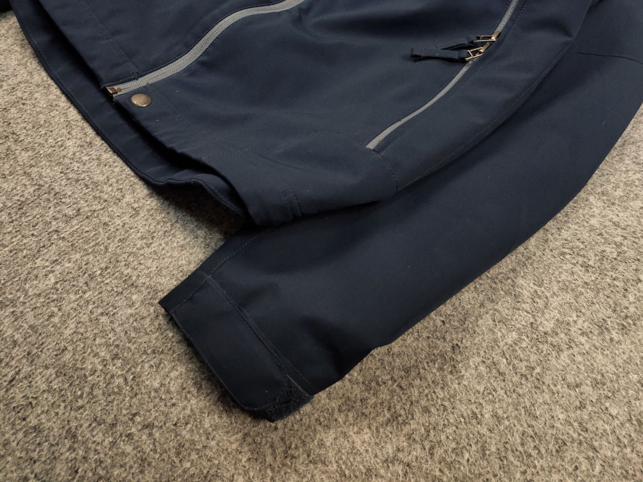 O'Neill O'neill Hail-Shell Navy Blue Hooded Zip Pocket Jacket Size US XL / EU 56 / 4 - 5 Thumbnail