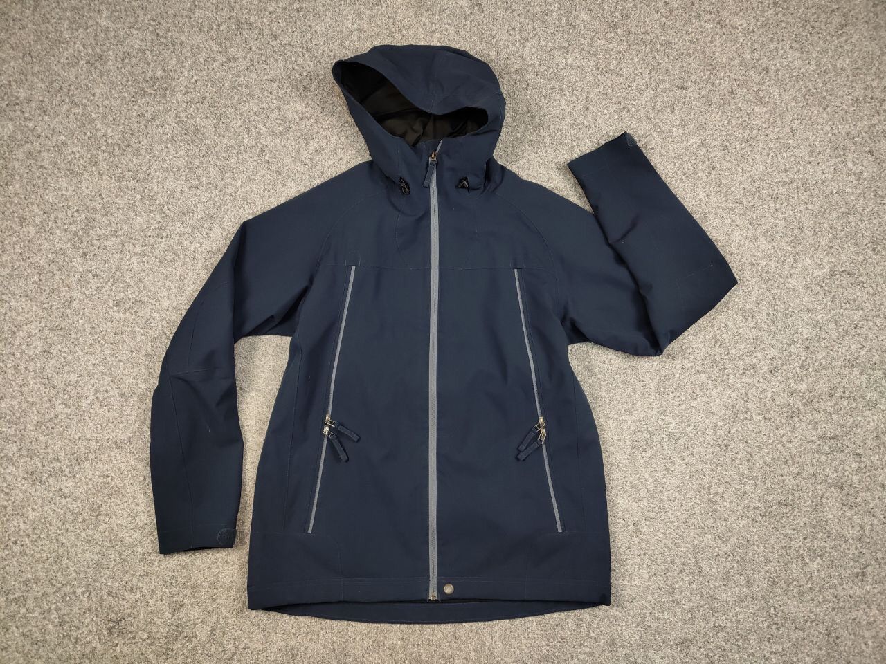 O'Neill O'neill Hail-Shell Navy Blue Hooded Zip Pocket Jacket Size US XL / EU 56 / 4 - 14 Thumbnail