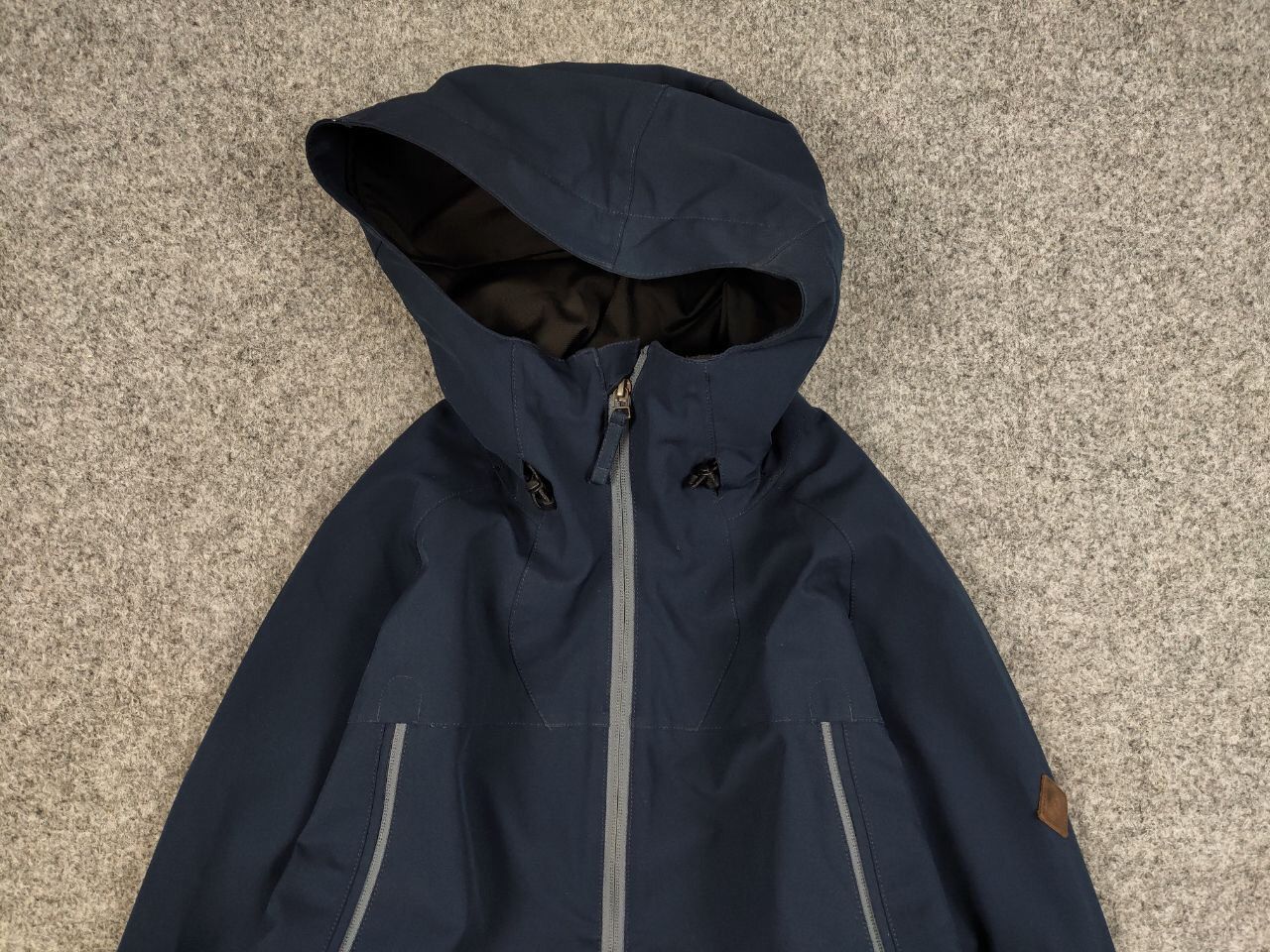 O'Neill O'neill Hail-Shell Navy Blue Hooded Zip Pocket Jacket Size US XL / EU 56 / 4 - 8 Thumbnail