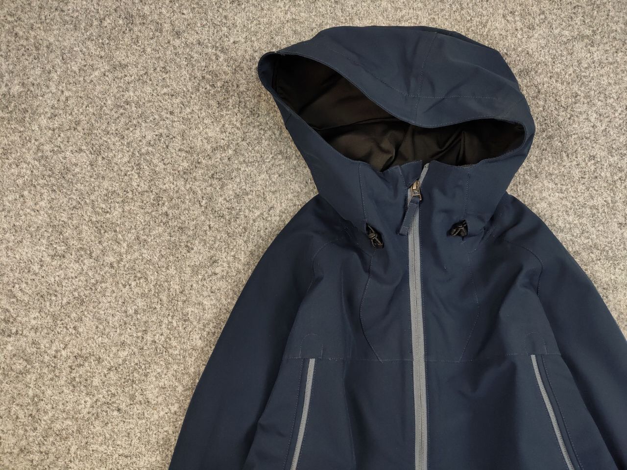 O'Neill O'neill Hail-Shell Navy Blue Hooded Zip Pocket Jacket Size US XL / EU 56 / 4 - 11 Thumbnail
