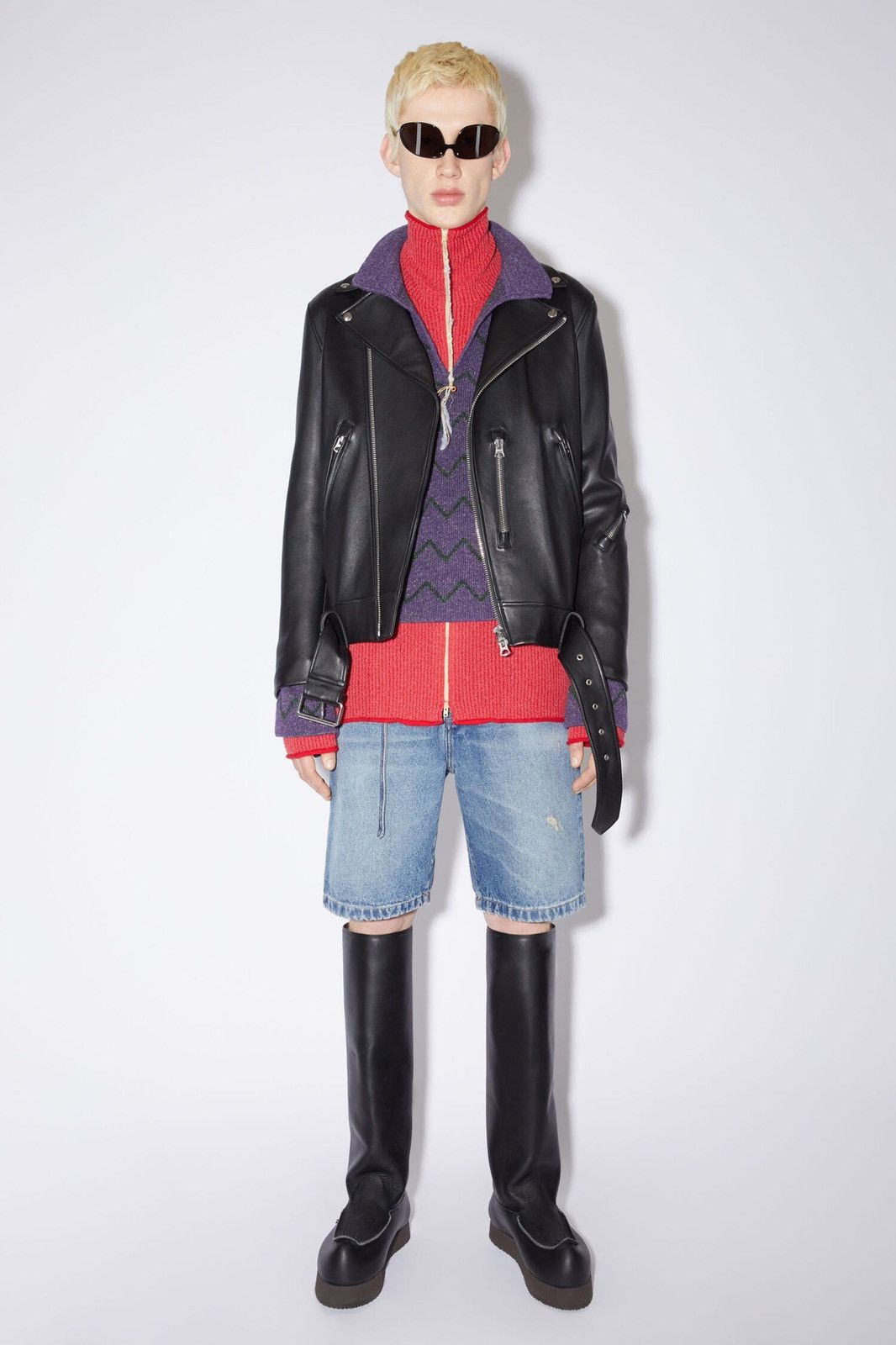 Acne Studios Leather Jacket in Black Size US L / EU 52-54 / 3 - 2 Thumbnail