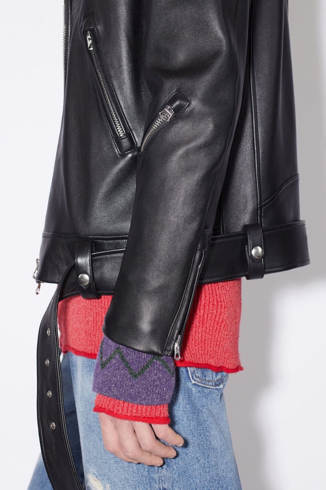 Acne Studios Leather Jacket in Black Size US L / EU 52-54 / 3 - 5 Thumbnail