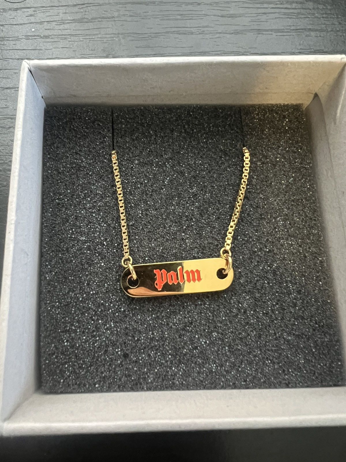 Palm Angels Palm Angels Gold Necklace Size ONE SIZE - 1 Thumbnail