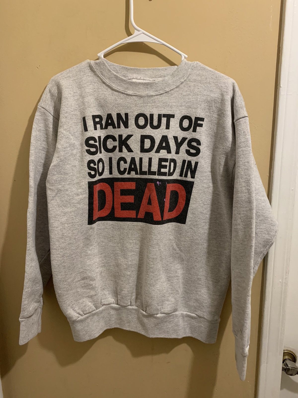 Vintage Vintage Sick days 90’s tee Size US L / EU 52-54 / 3 - 1 Thumbnail