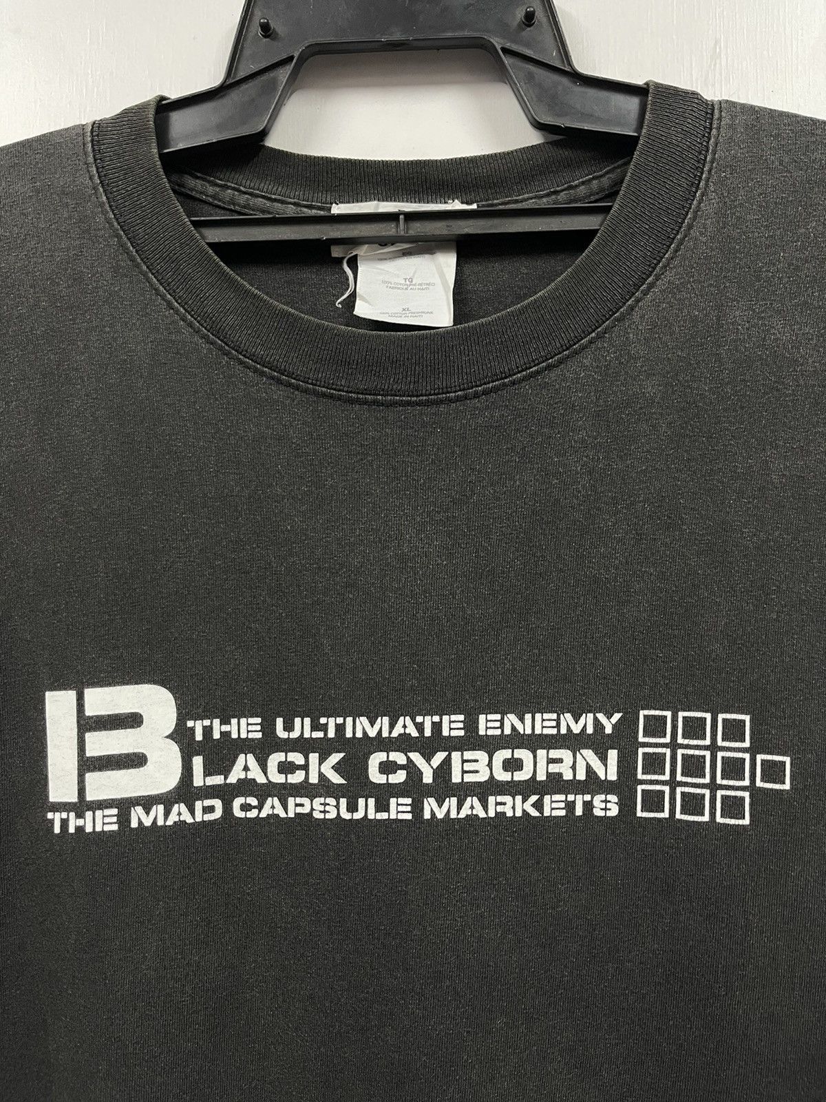 Band Tees × Vintage Vintage Black Cyborn Toyhaven Faded Shirt Size US XL / EU 56 / 4 - 8 Thumbnail