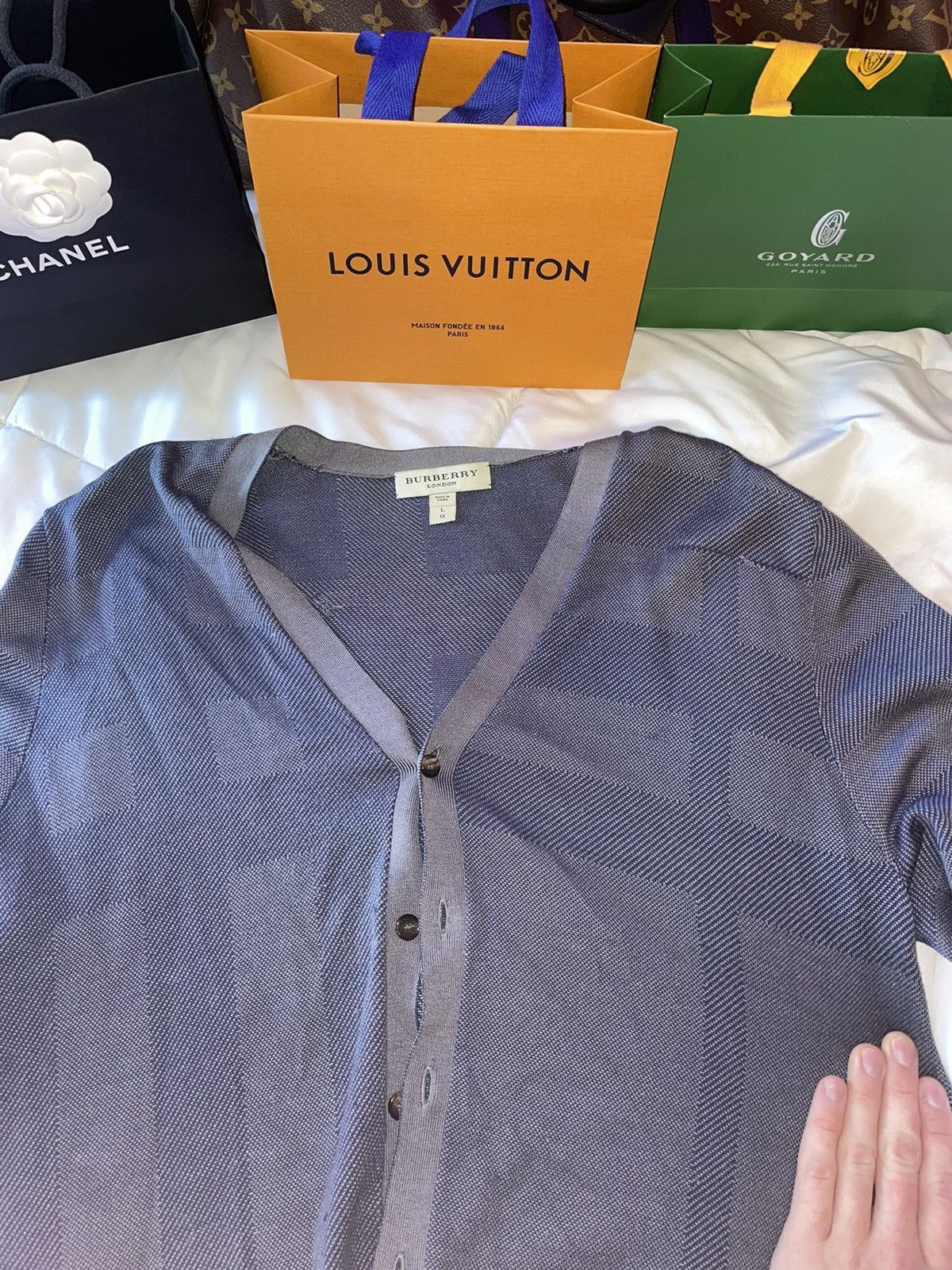Burberry Burberry London Cardigan Size US L / EU 52-54 / 3 - 1 Thumbnail
