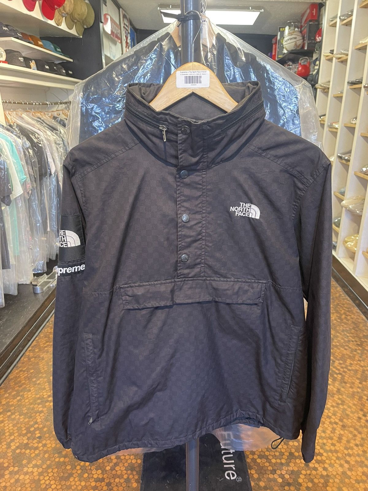 Supreme The North Face Supreme x TNF Checkered Pullover Jacket Grailed