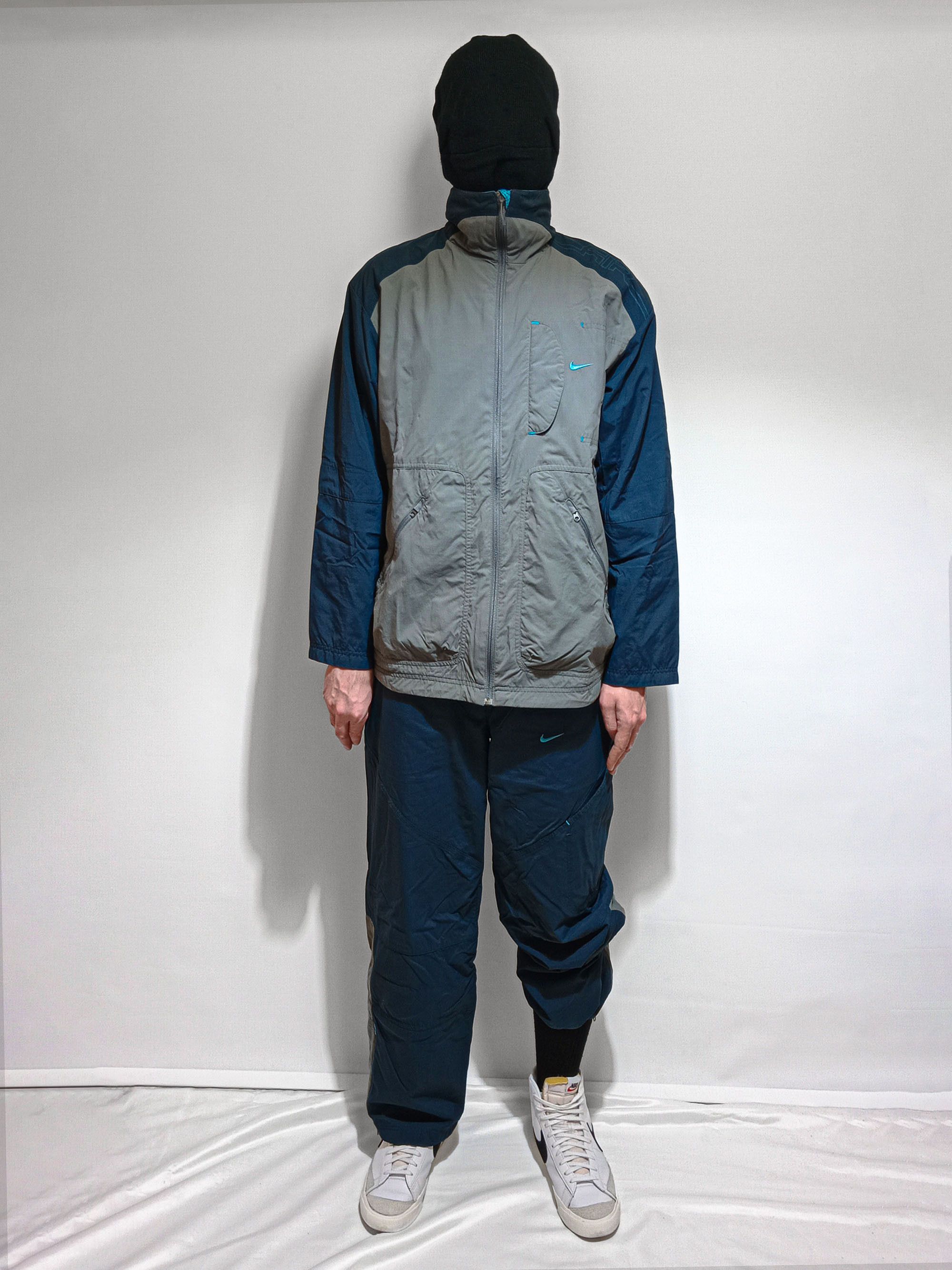 Nike air block color tracksuit 227660445 M NAVY BEIGE CAV EMPT Grailed