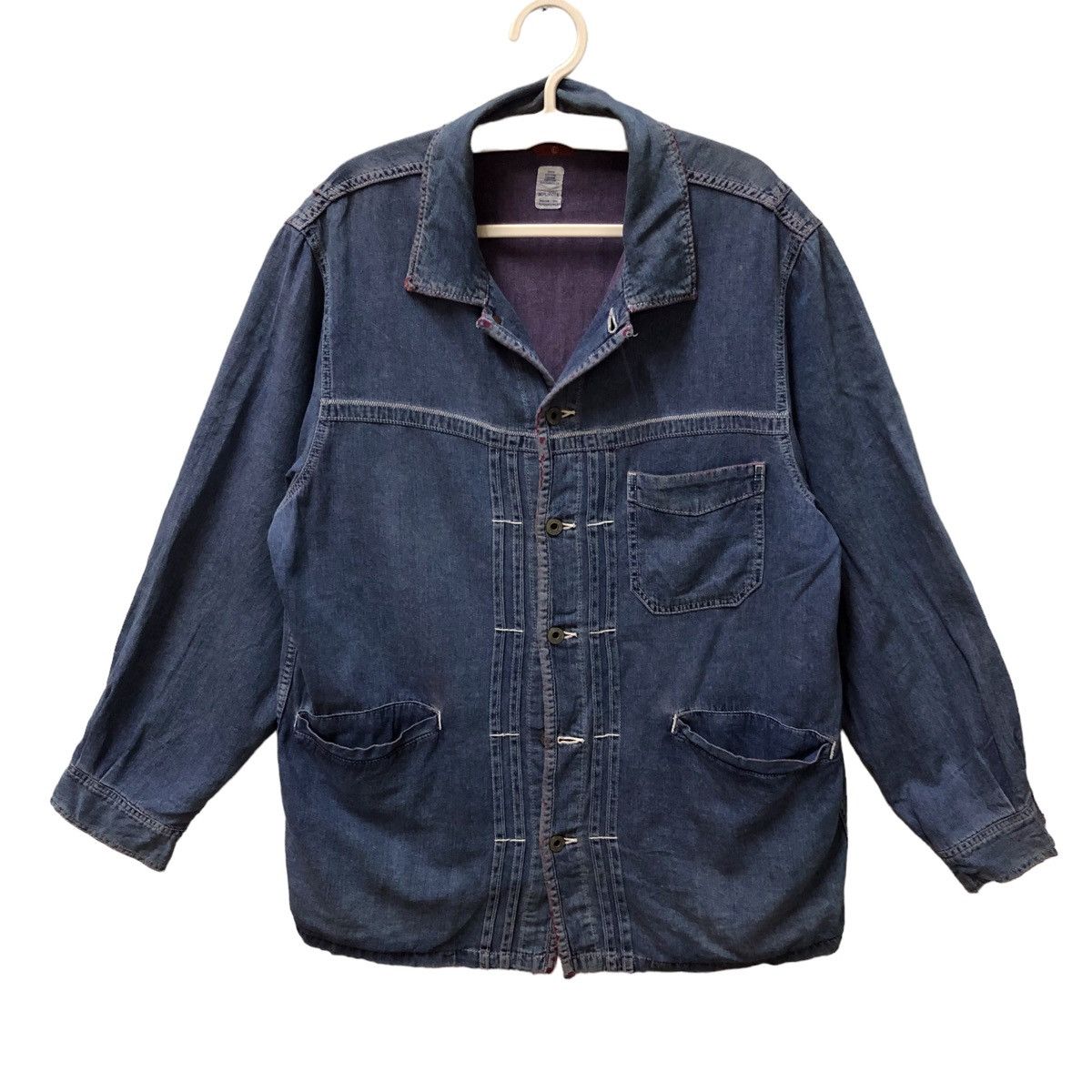 Japanese Brand × Workers Vintage motor oil laundered wear soft 