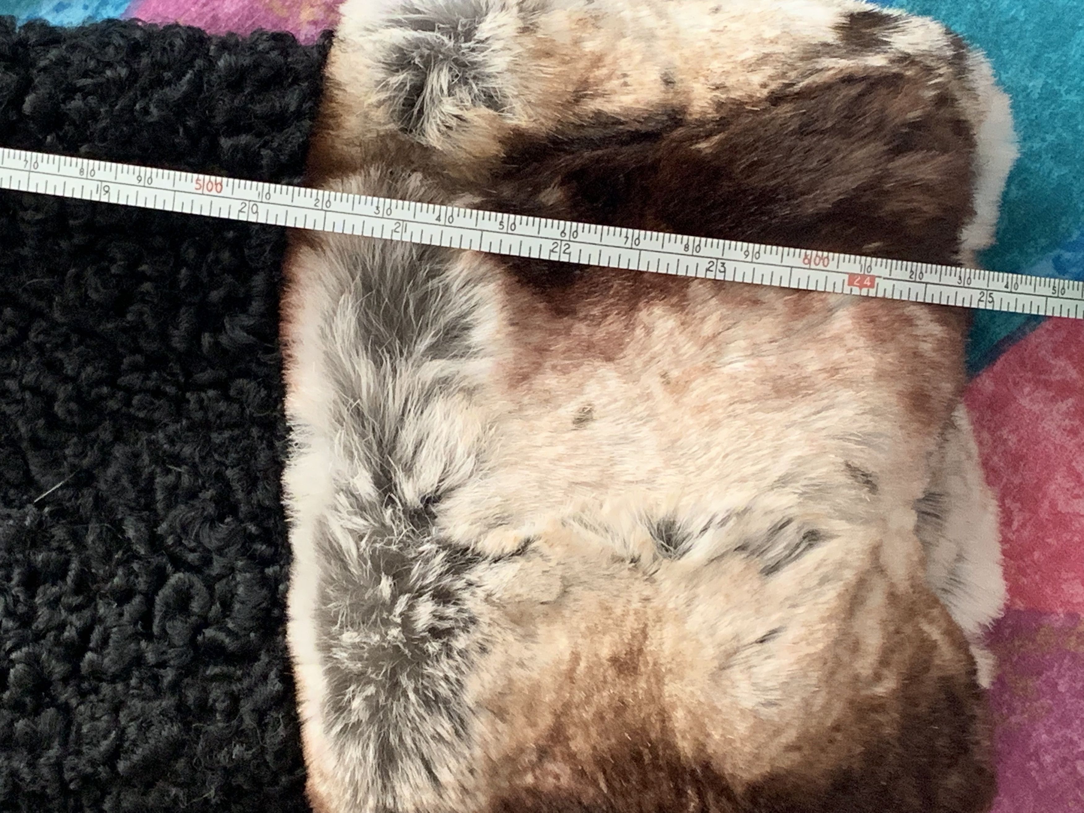 Other Persian Lamb Astrakhan Fur Coat Fur Collar Cuffs Size M / US 6-8 / IT 42-44 - 7 Thumbnail