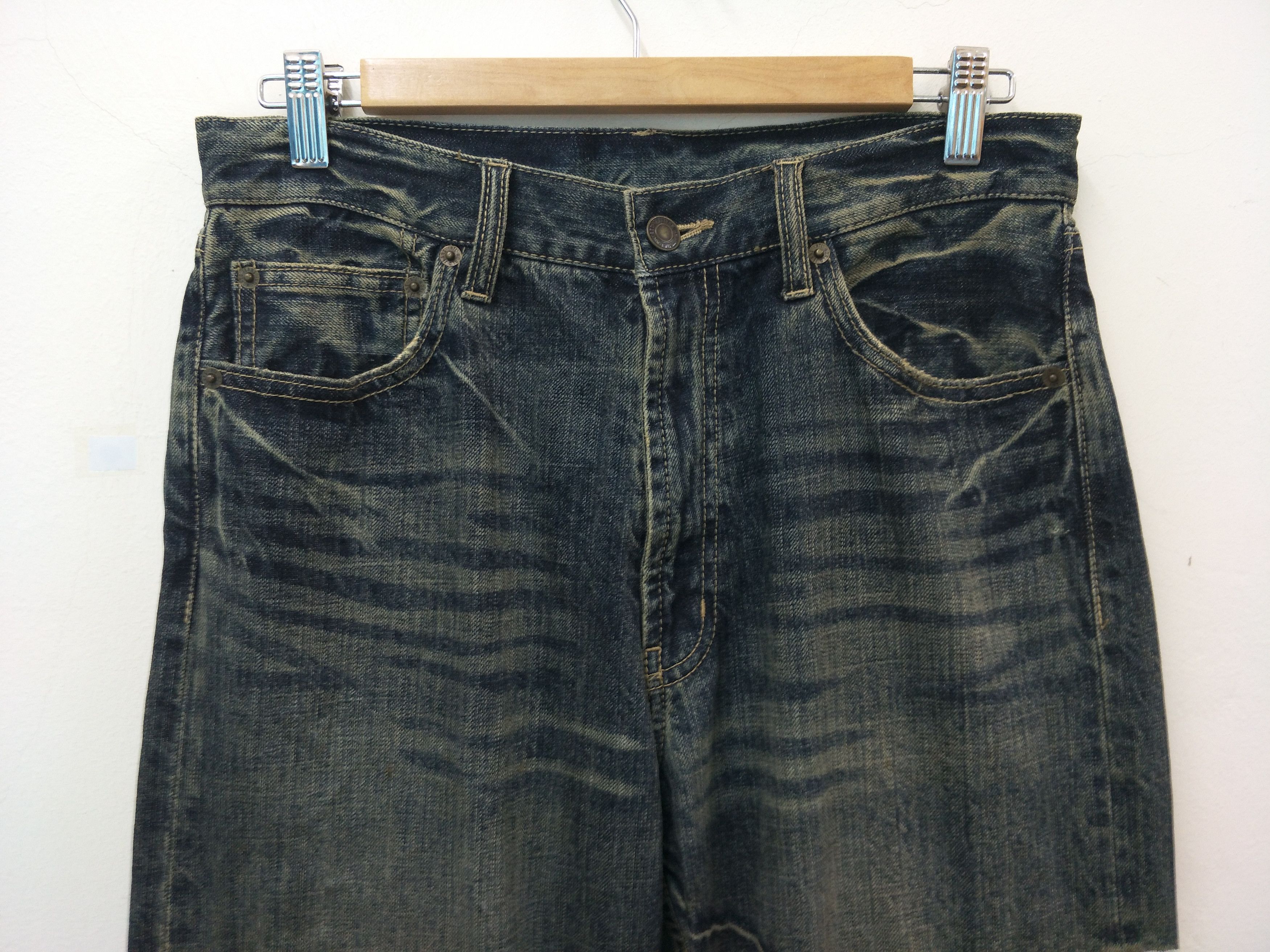 Japanese Brand Japanese Brand Karakuri Tamashi Embroider Japanese God Denim Size US 30 / EU 46 - 3 Thumbnail