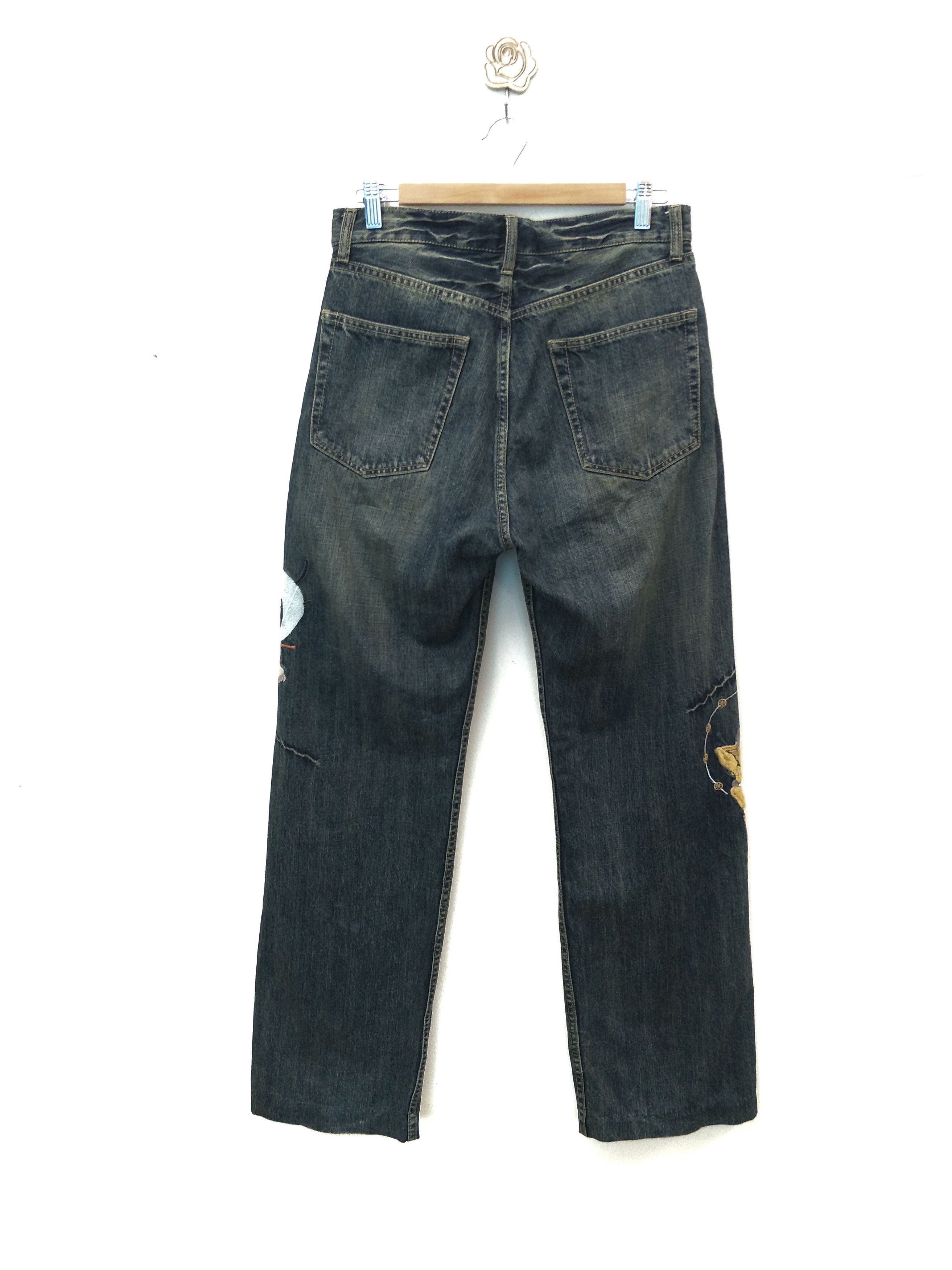 Japanese Brand Japanese Brand Karakuri Tamashi Embroider Japanese God Denim Size US 30 / EU 46 - 2 Thumbnail