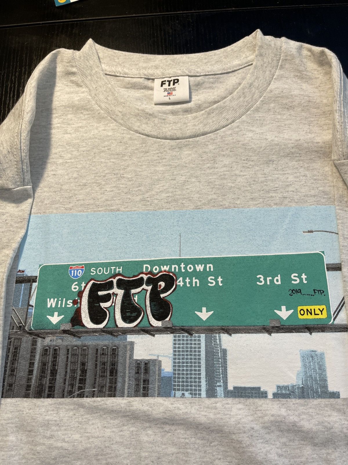 Fuck The Population Fuck the Population Freeway Tee (Grey) Size US L / EU 52-54 / 3 - 2 Thumbnail