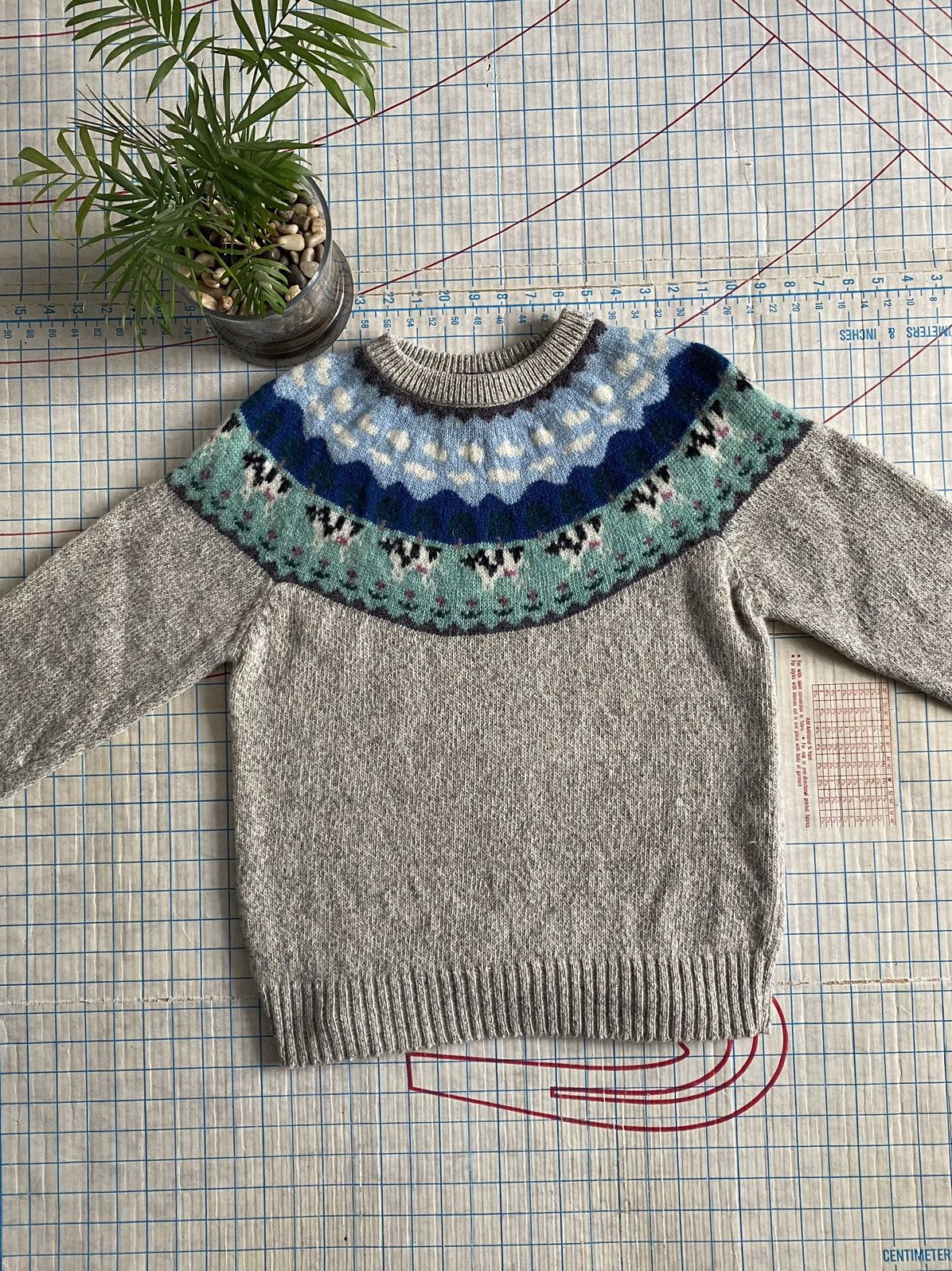 Eddie Bauer Vintage Eddie Bauer Cow Motif Knit Sweater Womens Large Size L / US 10 / IT 46 - 4 Thumbnail