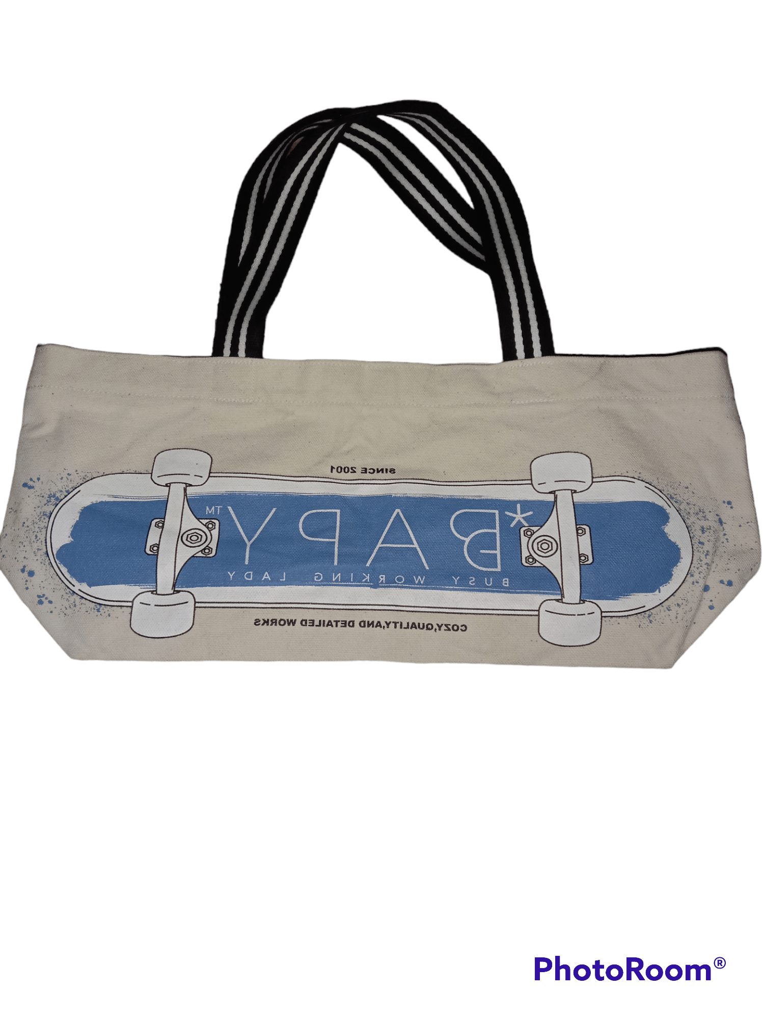 Bape BAPY Skate Logo Canvas Bag By BATHING APE Size ONE SIZE - 4 Thumbnail