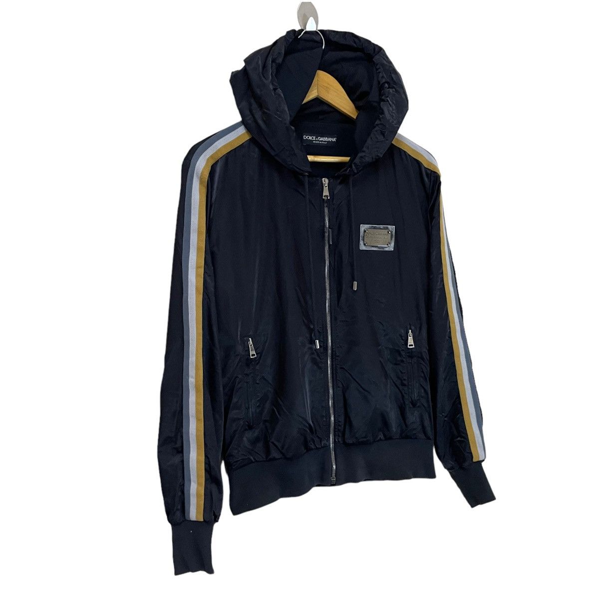 Dolce & Gabbana 💥 Dolce & Gabbana Black Sweater Zipper Hoodie Jacket Size US M / EU 48-50 / 2 - 4 Thumbnail