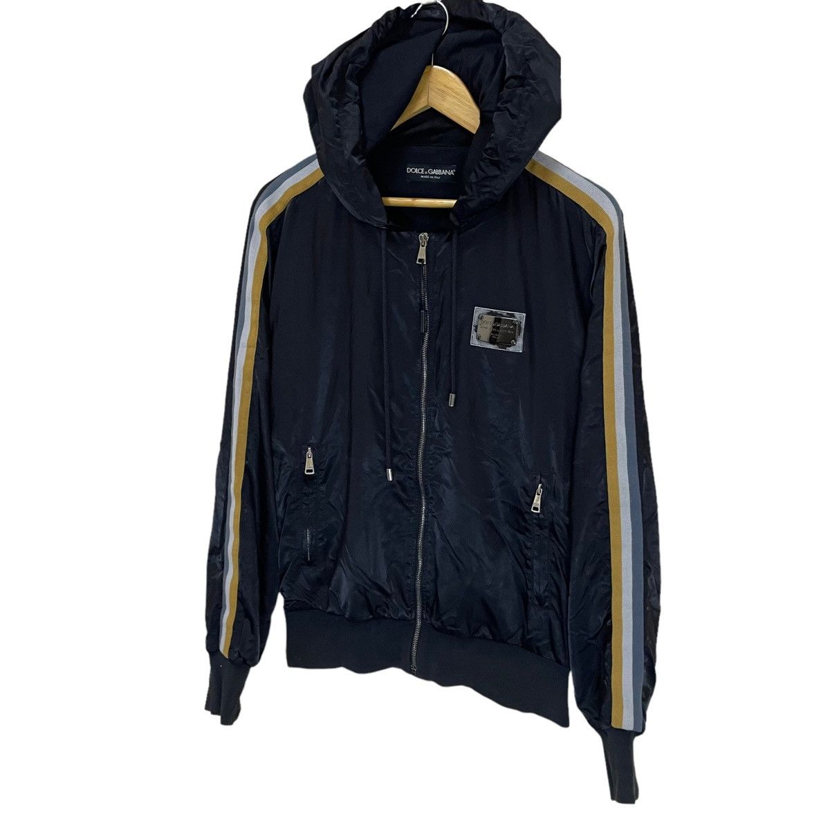 Dolce & Gabbana 💥 Dolce & Gabbana Black Sweater Zipper Hoodie Jacket Size US M / EU 48-50 / 2 - 2 Thumbnail