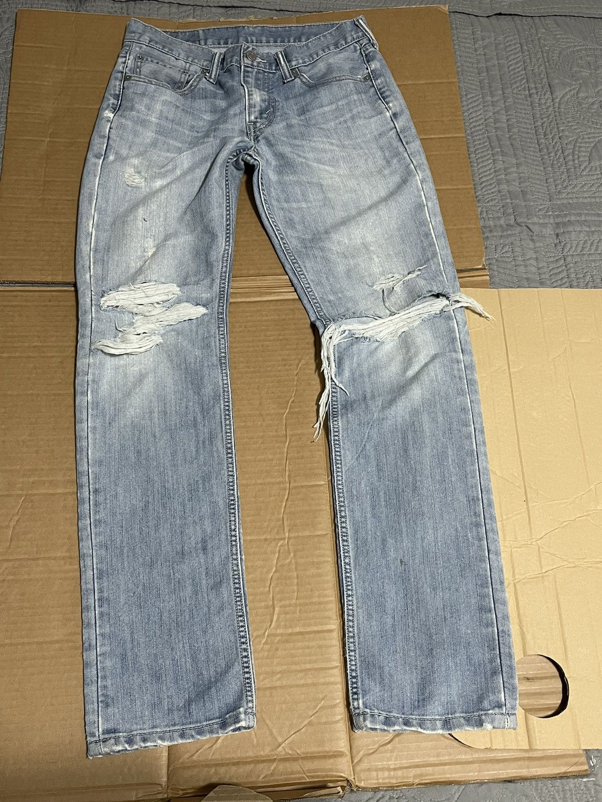 Levi's Vintage Distressed Levis 511 30 x 32 Size US 30 / EU 46 - 1 Thumbnail