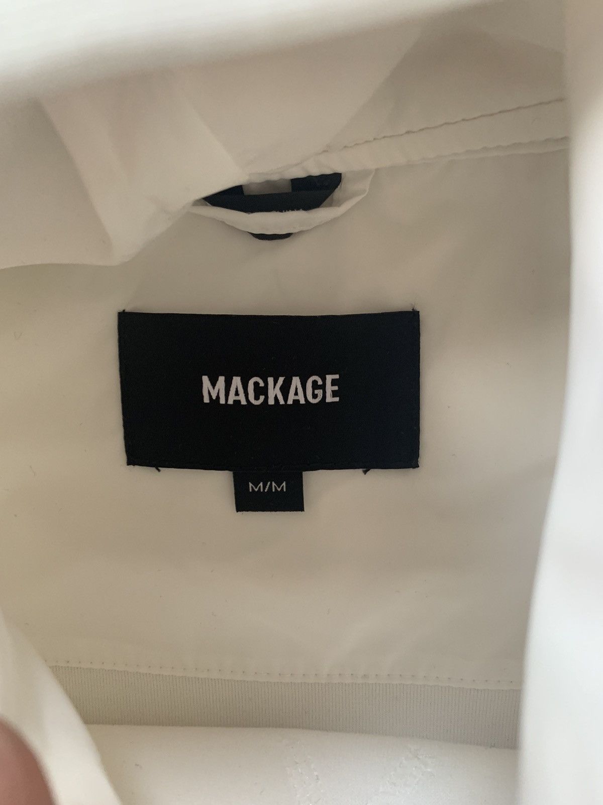 Mackage New White Rainbow Logo Krys Hoodie Size US M / EU 48-50 / 2 - 5 Thumbnail