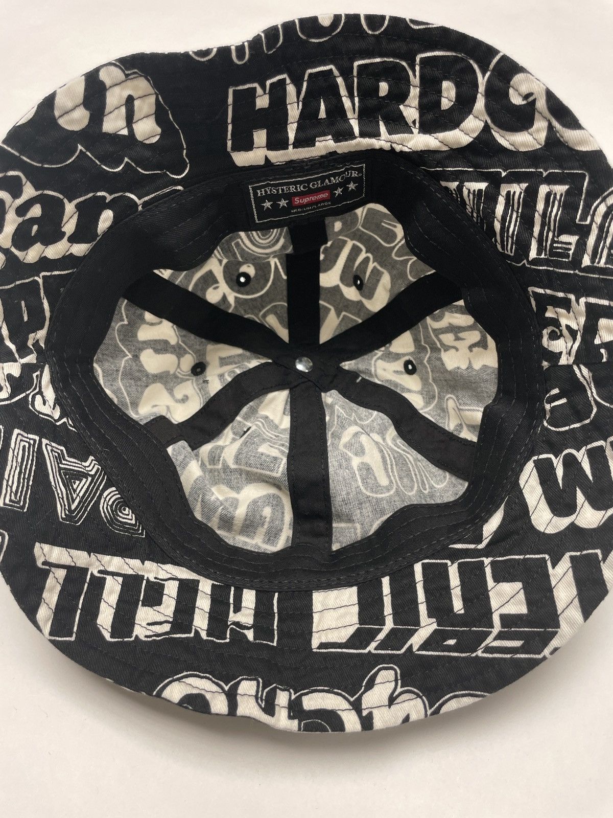 Supreme x Hysteric Glamour Text Bell Hat (F/W17)