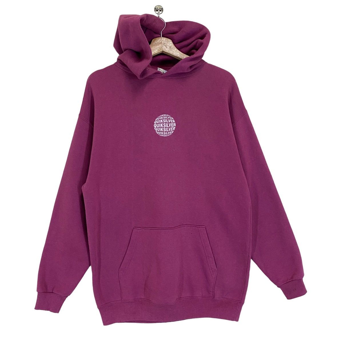 Quiksilver × Vintage Vintage 90s Quiksilver Big Logo Hoodies Size L Size US L / EU 52-54 / 3 - 5 Thumbnail