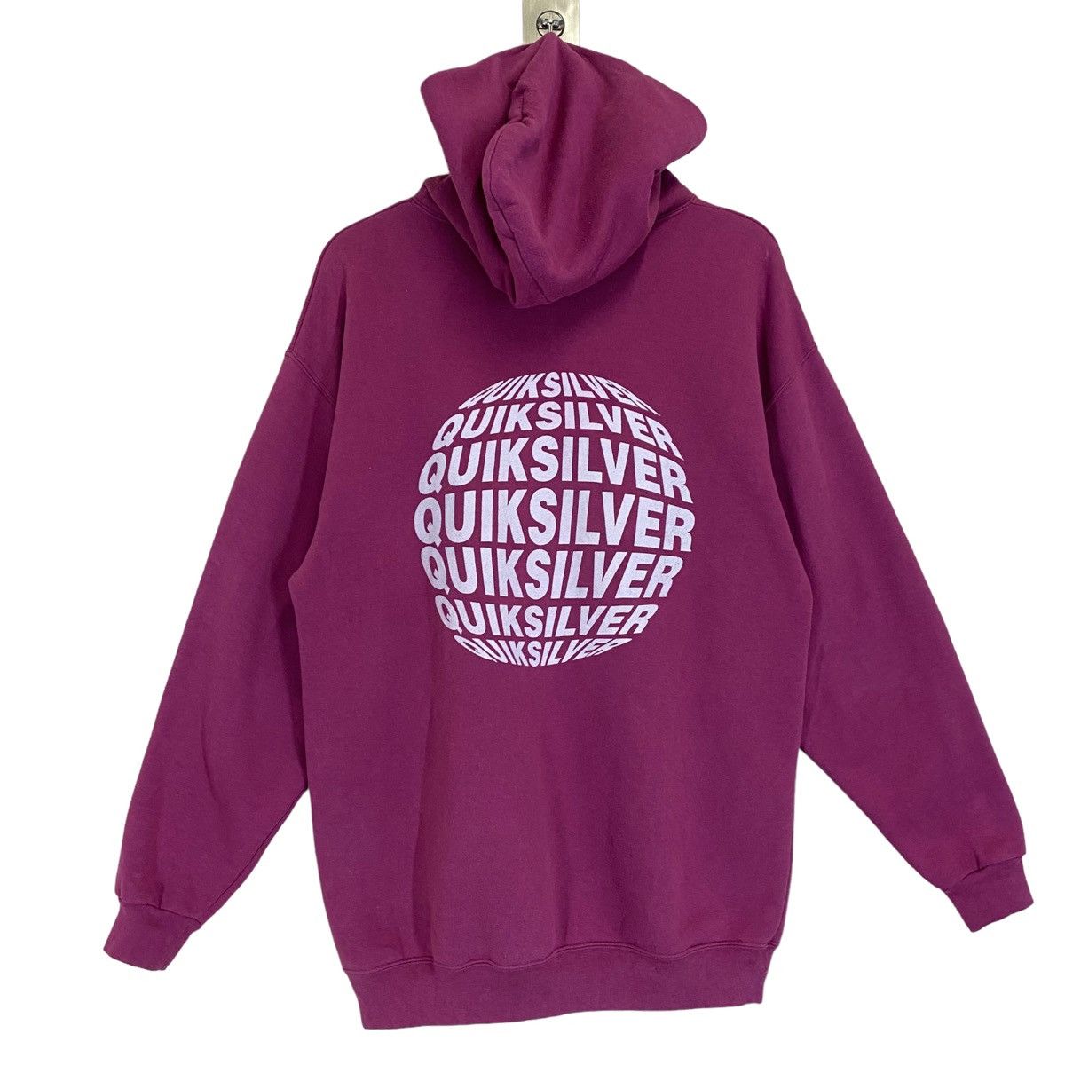 Quiksilver × Vintage Vintage 90s Quiksilver Big Logo Hoodies Size L Size US L / EU 52-54 / 3 - 1 Thumbnail