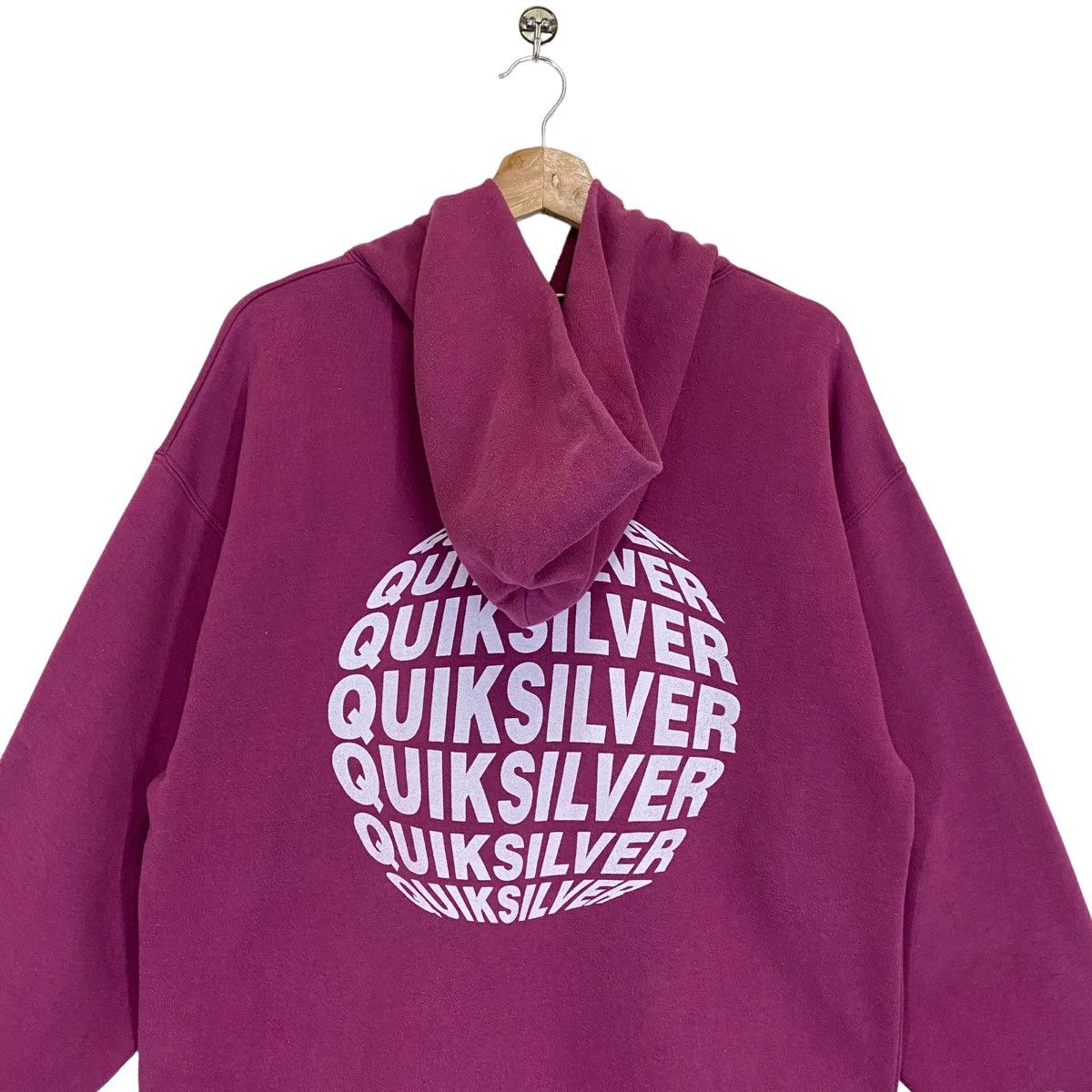 Quiksilver × Vintage Vintage 90s Quiksilver Big Logo Hoodies Size L Size US L / EU 52-54 / 3 - 4 Thumbnail