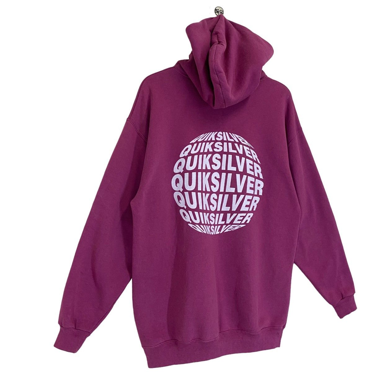 Quiksilver × Vintage Vintage 90s Quiksilver Big Logo Hoodies Size L Size US L / EU 52-54 / 3 - 3 Thumbnail