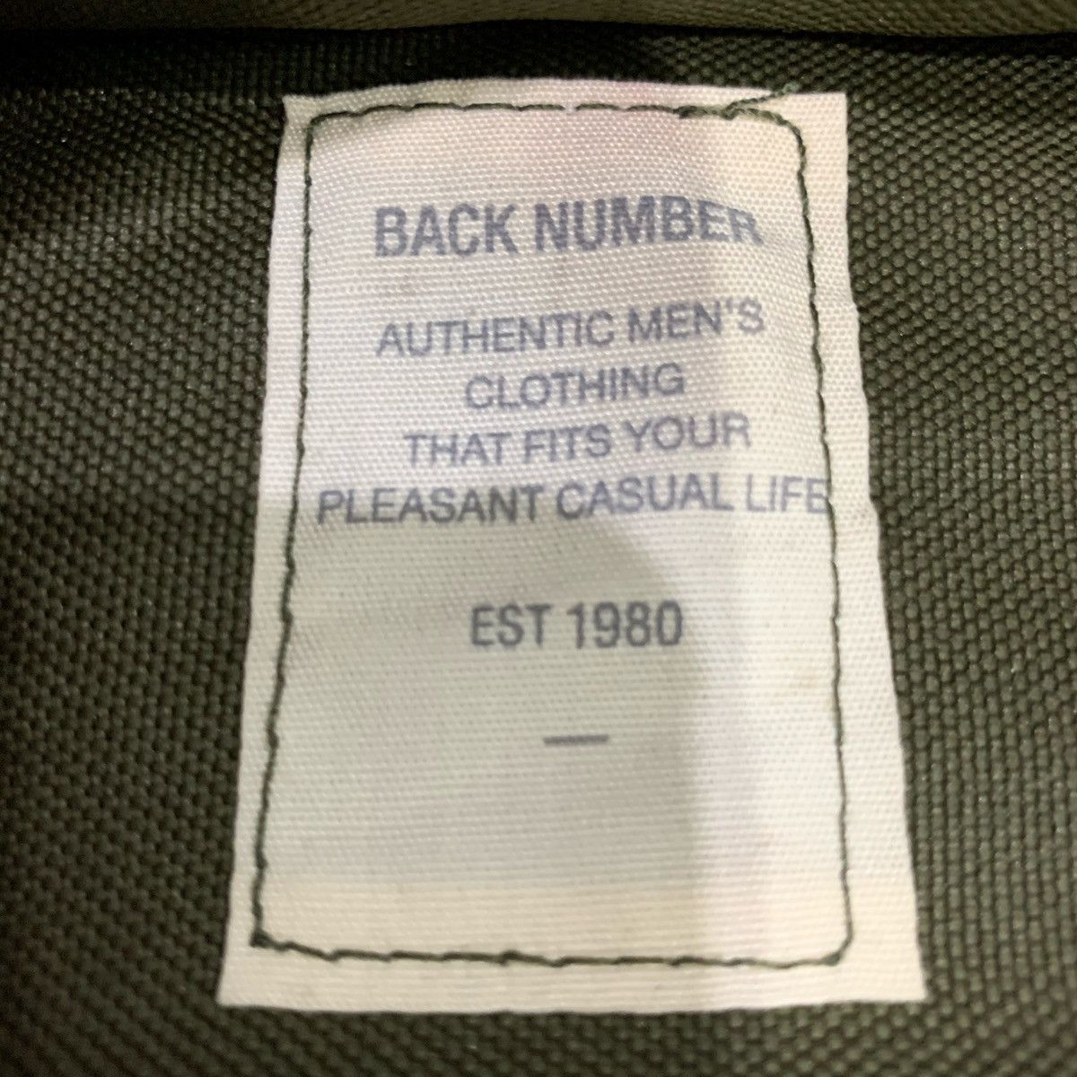 Japanese Brand × Vintage BACK NUMBER Bag Size ONE SIZE - 11 Thumbnail