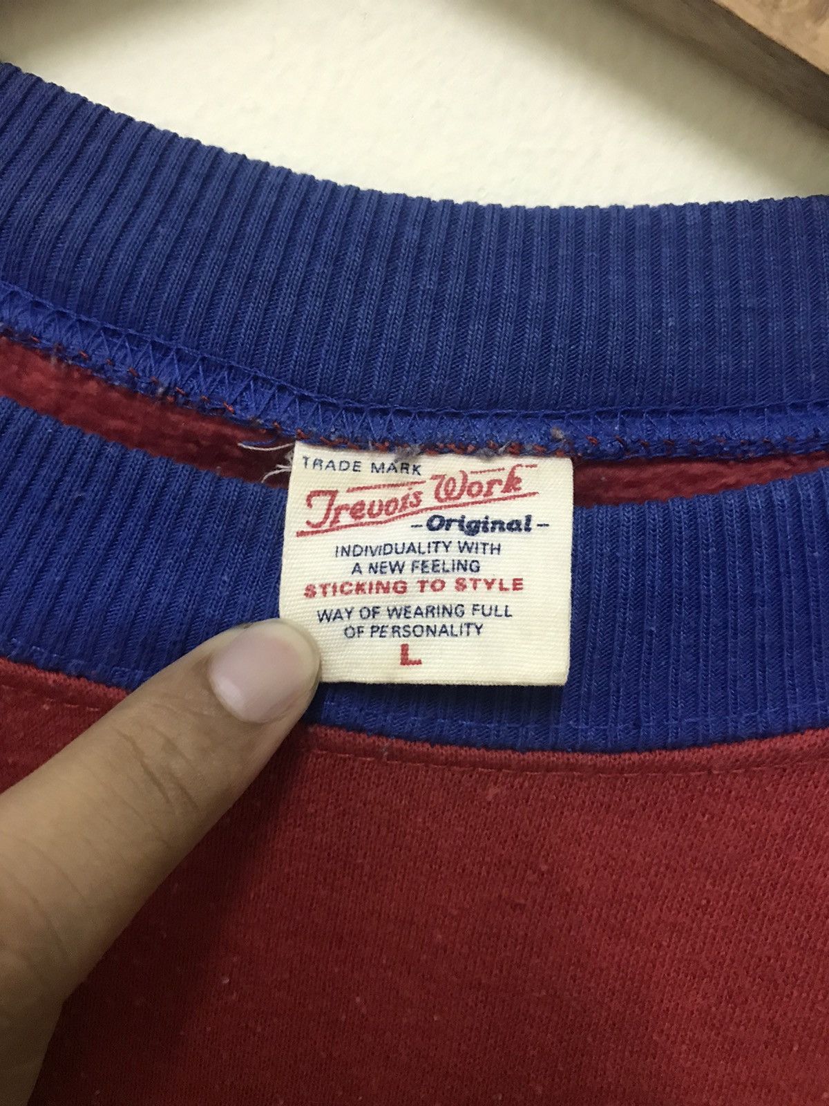 Vintage Vintage Trevois Work Sweatshirt Crewneck Embroidery Size US L / EU 52-54 / 3 - 6 Thumbnail
