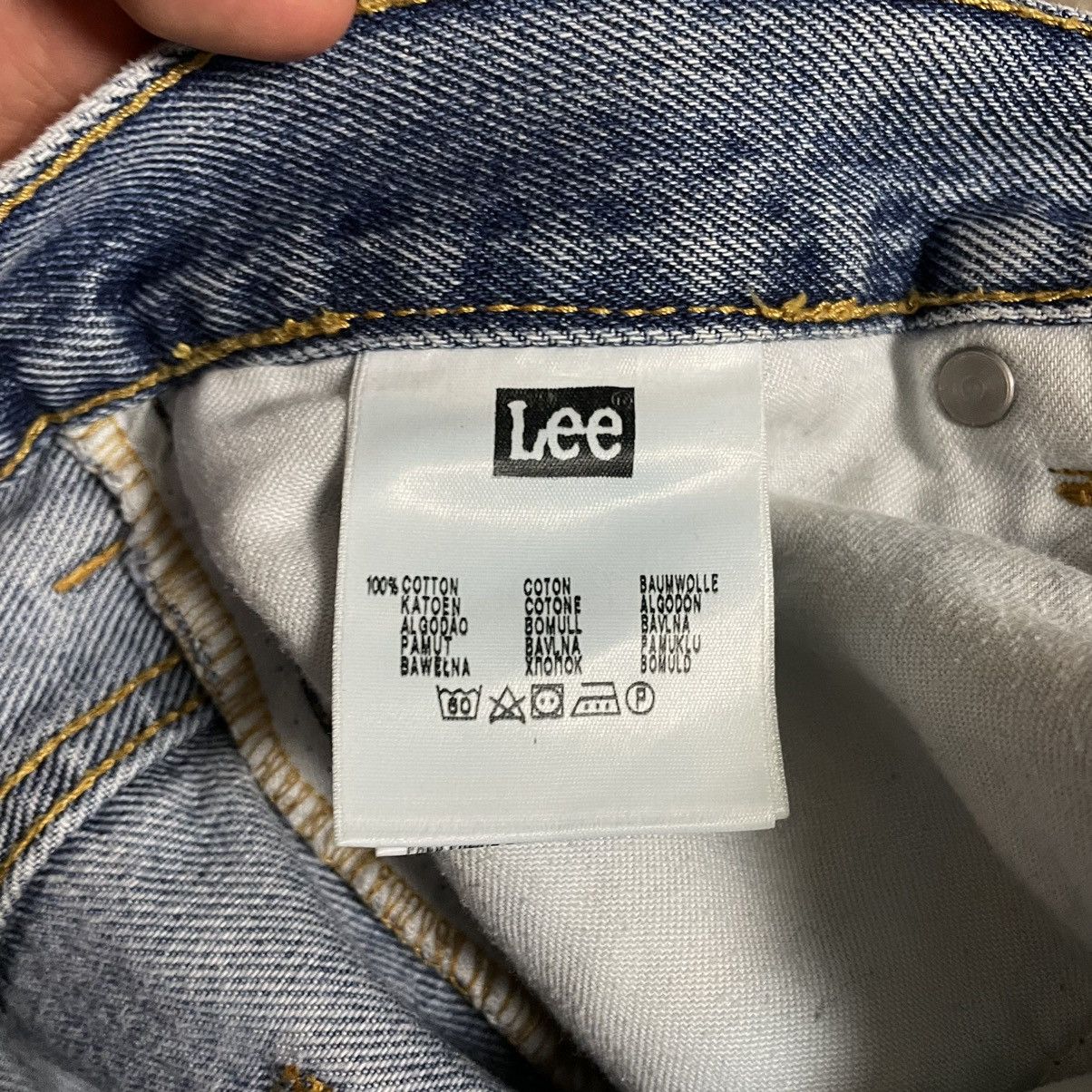 Lee × Vintage Vintage Lee Brooklyn Baby Blue Denim Pants Washed Faded Size US 36 / EU 52 - 6 Thumbnail