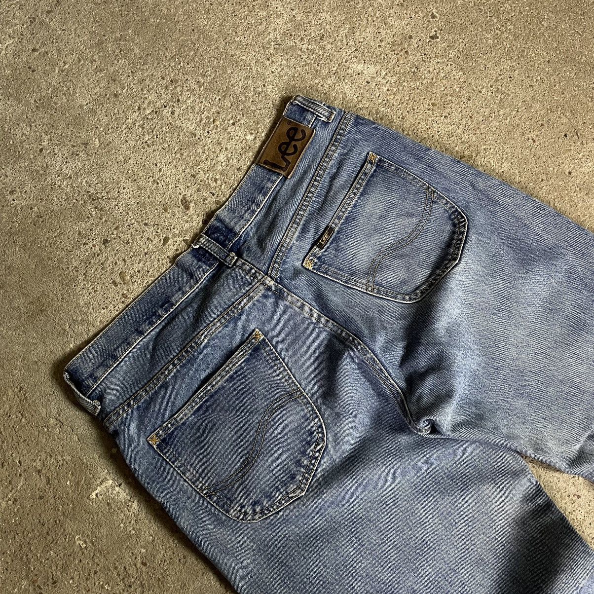 Lee × Vintage Vintage Lee Brooklyn Baby Blue Denim Pants Washed Faded Size US 36 / EU 52 - 4 Thumbnail