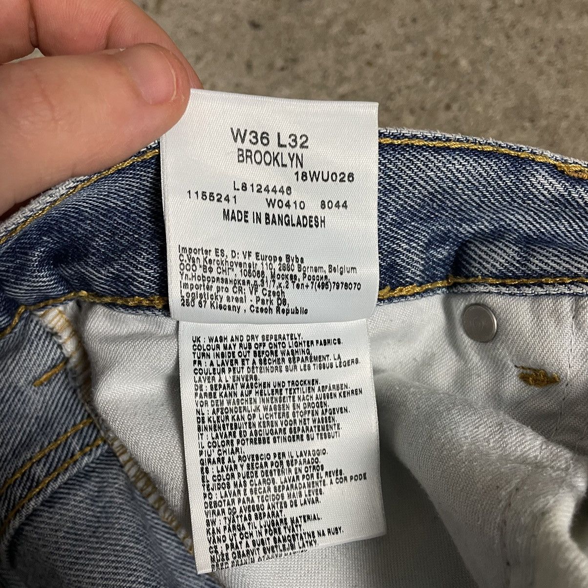 Lee × Vintage Vintage Lee Brooklyn Baby Blue Denim Pants Washed Faded Size US 36 / EU 52 - 7 Thumbnail