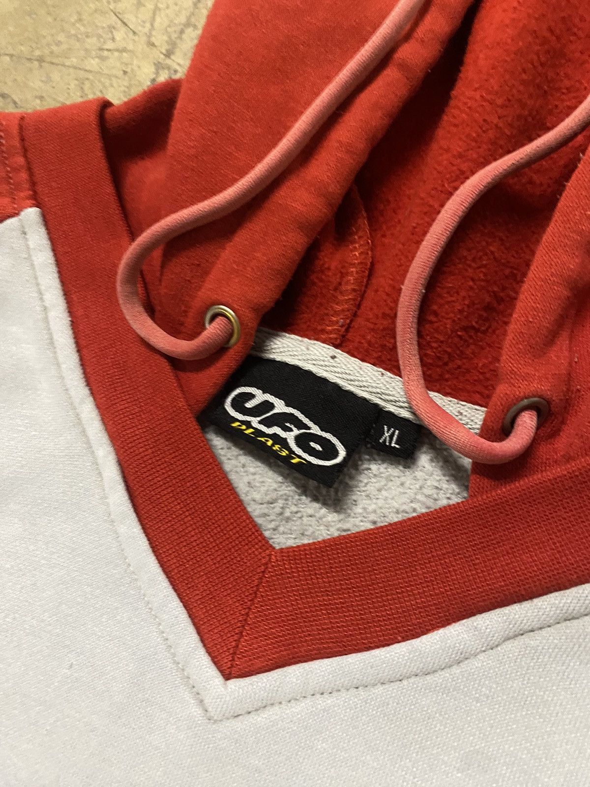 Vintage UFO Plast hoodie motocross Size US XL / EU 56 / 4 - 3 Thumbnail